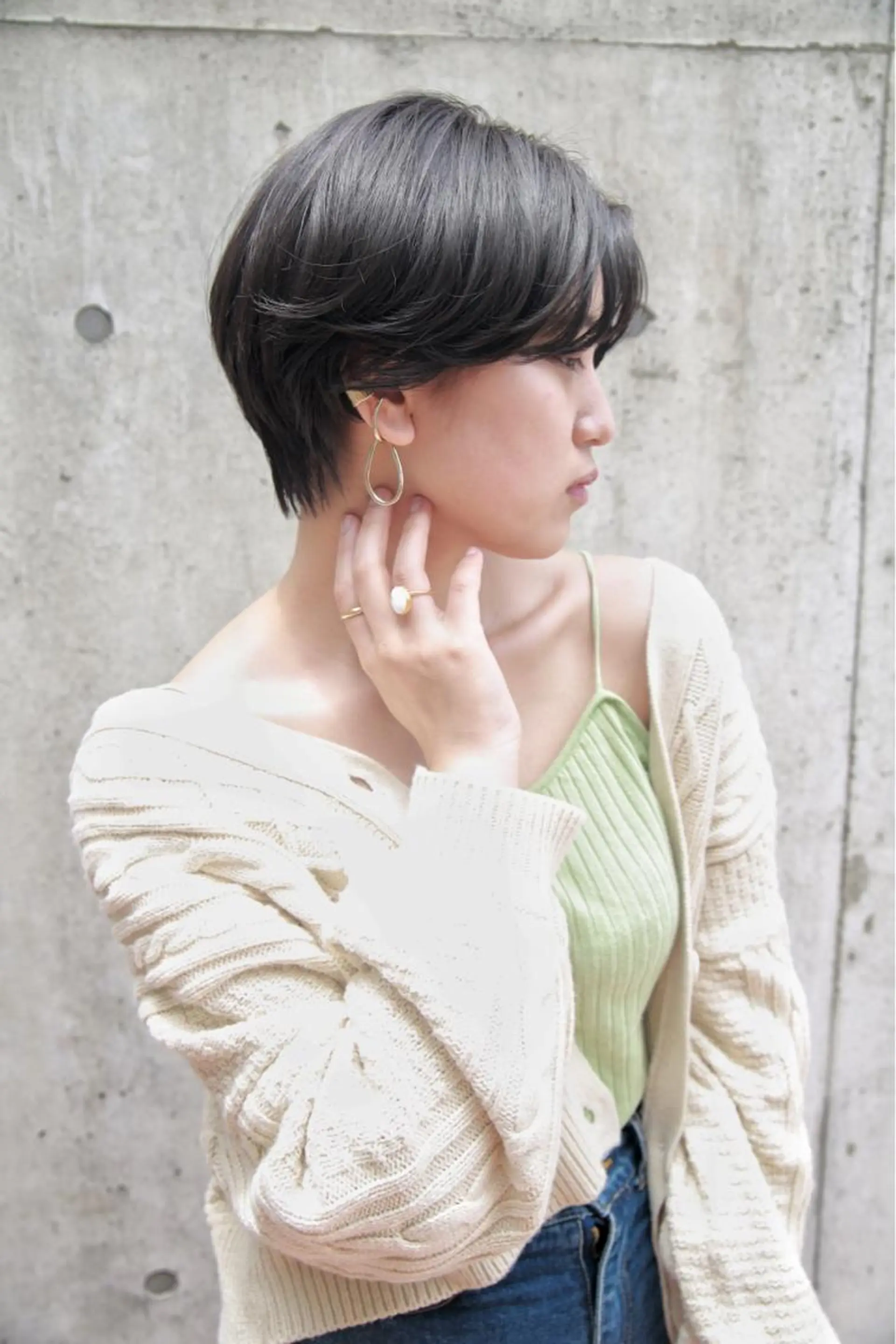 ショート カラー ハンサムショート ショートヘア カット ヘアカラー 高木 麻知子のヘアスタイル