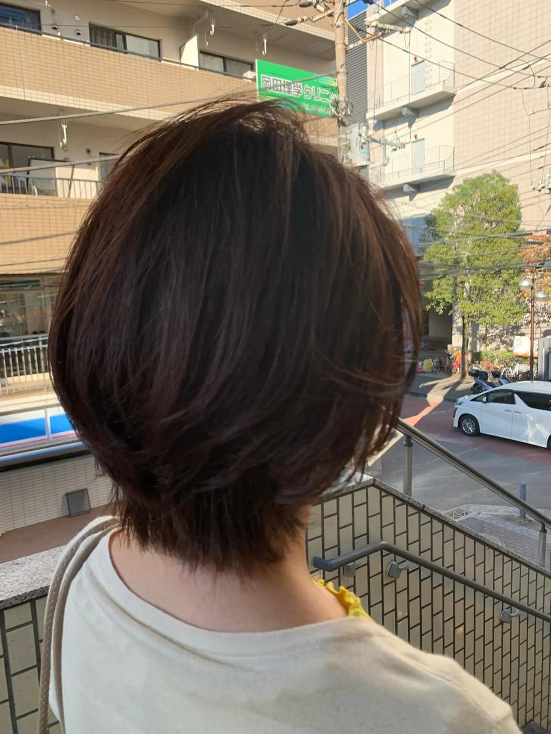 ショート カラー 小田切 栄司のヘアスタイル