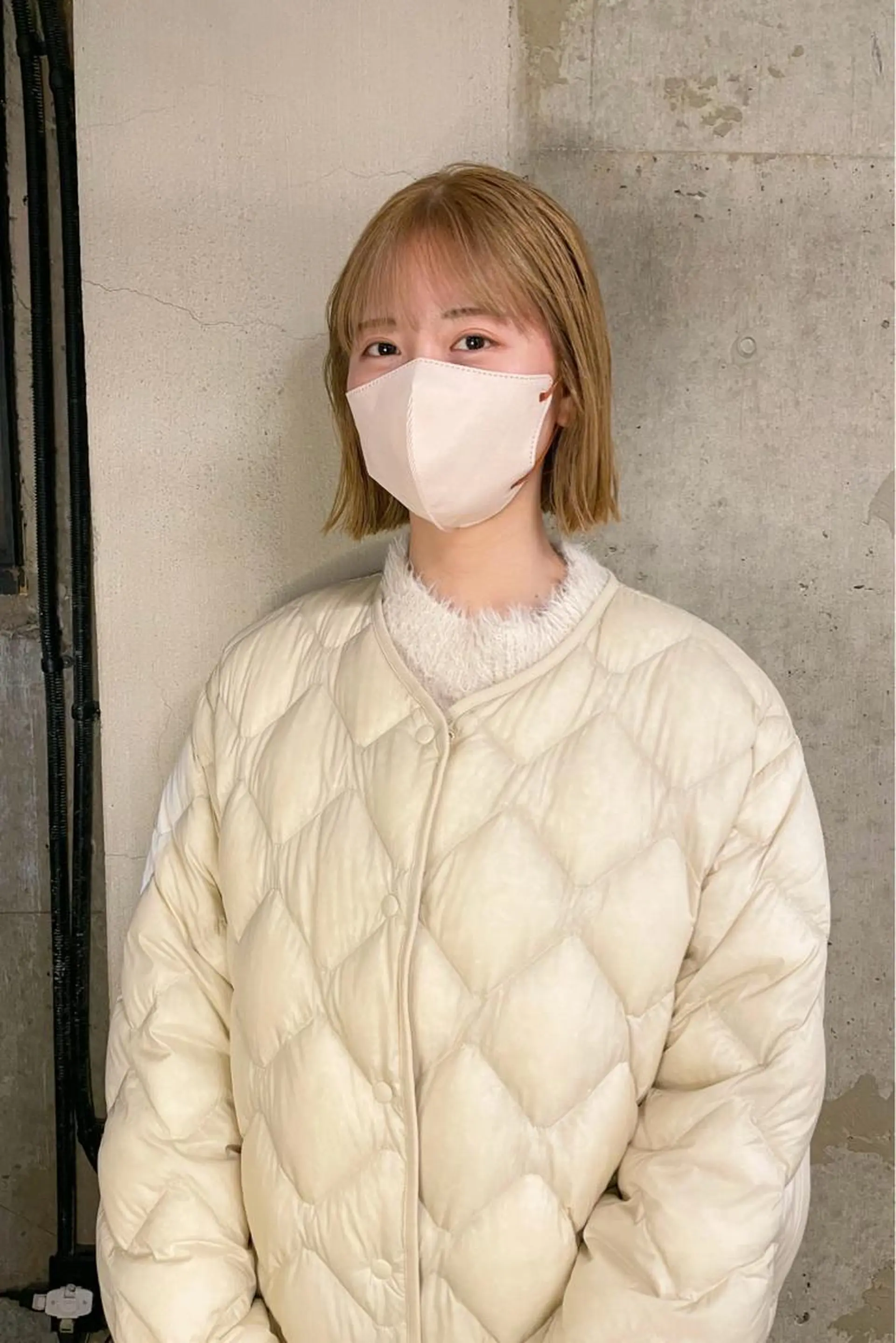 ショート カラー パーマ/レイヤー 岩山丈一郎のヘアスタイル