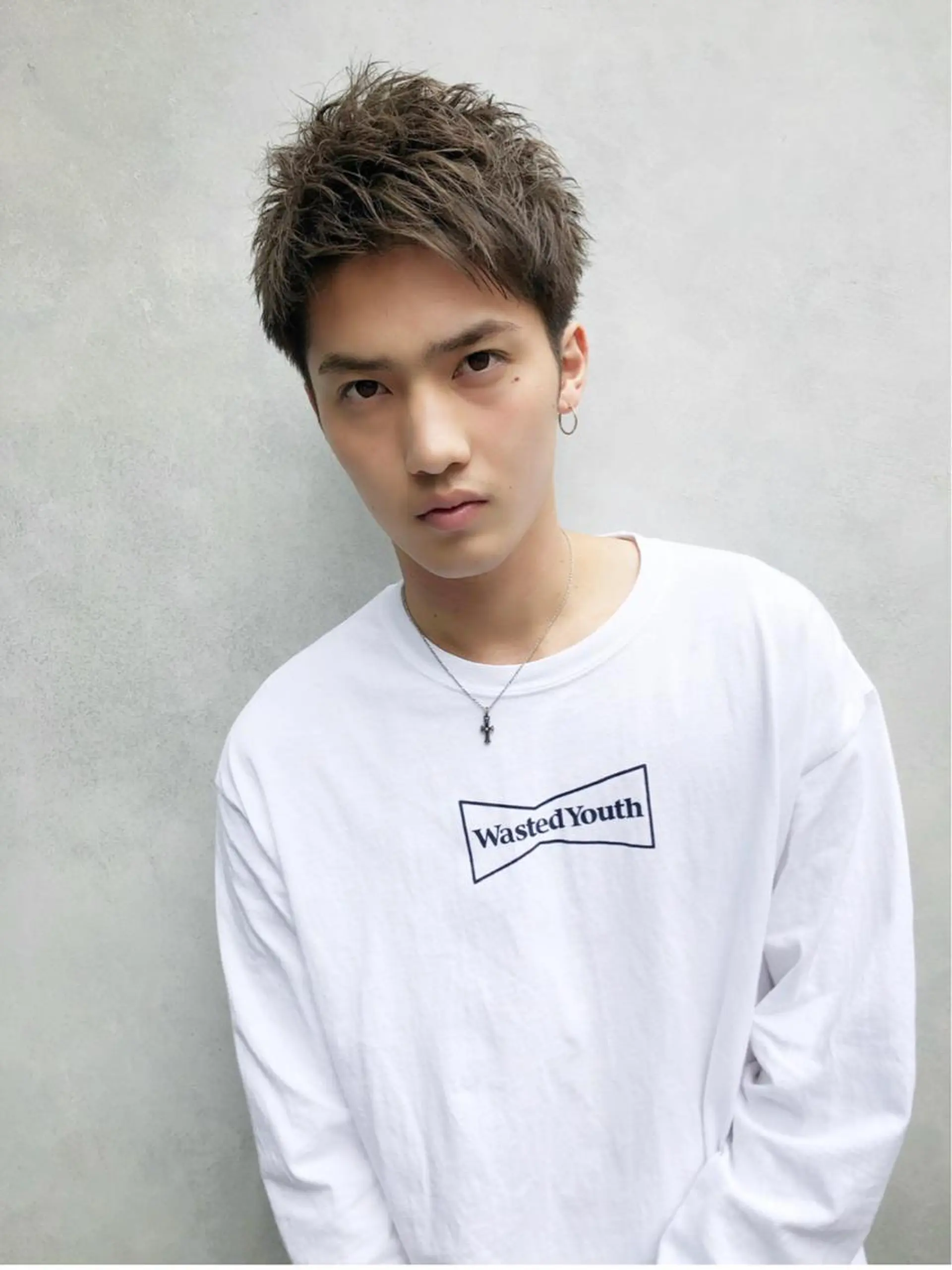 カラー メンズ 大人っぽ♡上品な暖色 ♡ブリーチなし♡のヘアスタイル