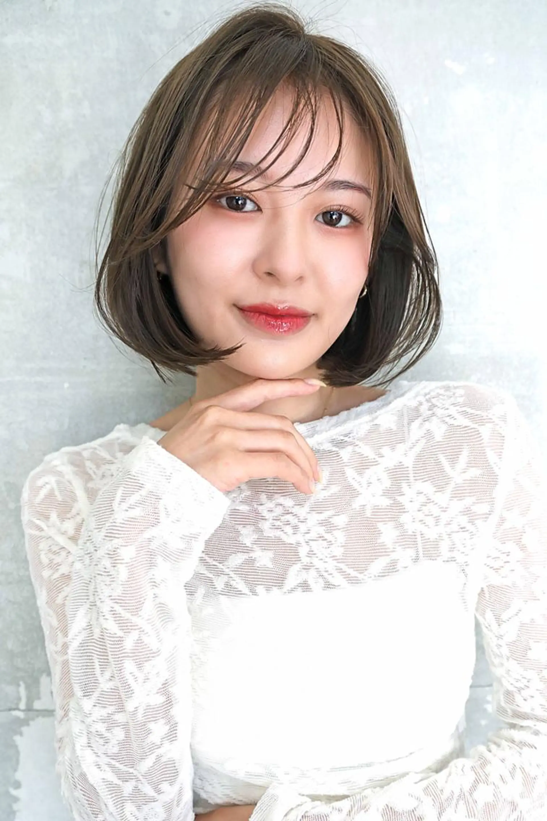 ショート カット ヘアカラー トリートメント Runa/ボブ 髪質改善/縮毛矯正のヘアスタイル