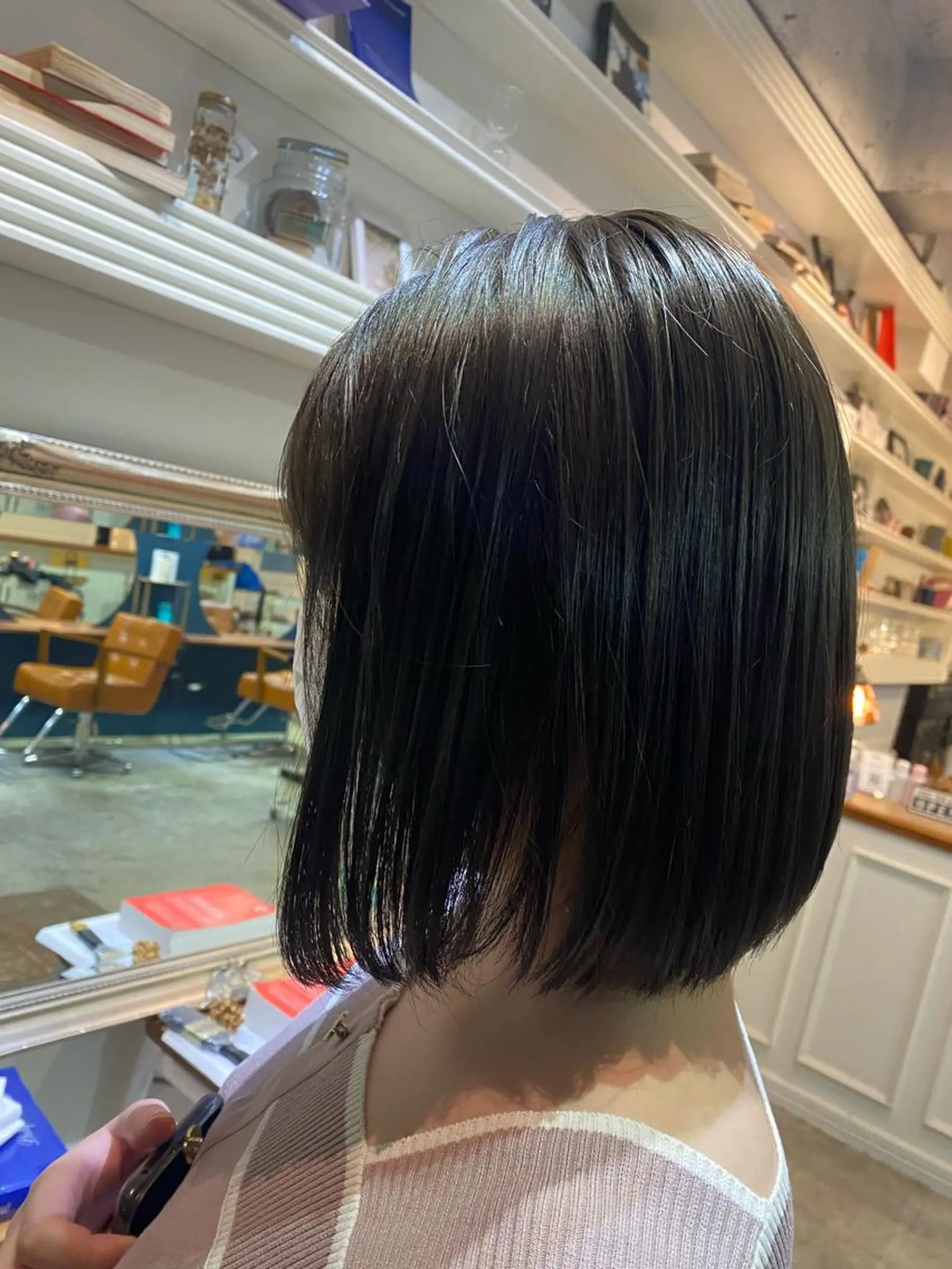 カラー ヘアカラー トリートメント ヘアセット 森田翔斗 顔周りレイヤーのヘアスタイル