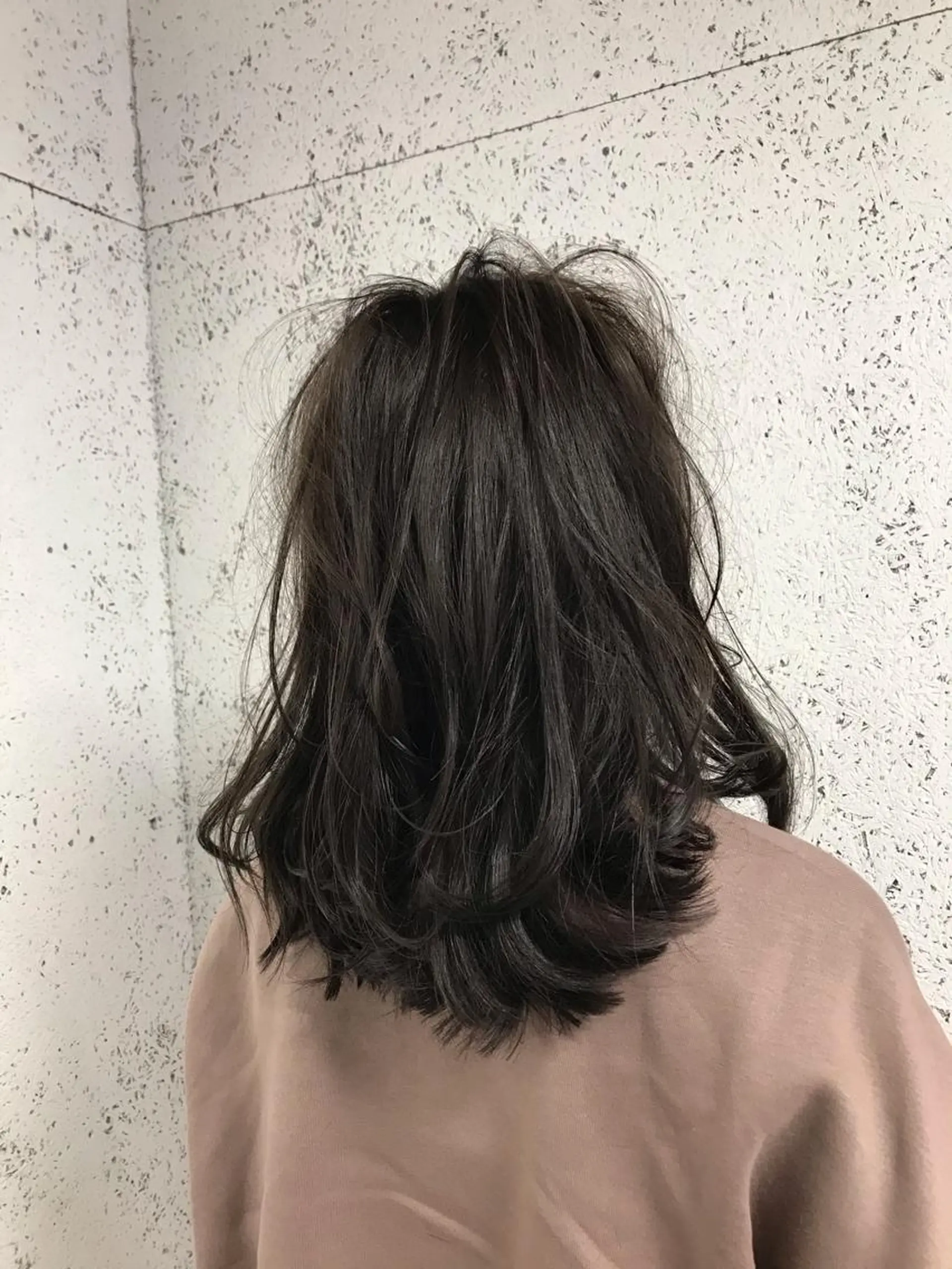 セミロング パーマ steed tokyo所属・KOOKI スティードトーキョーのヘアスタイル