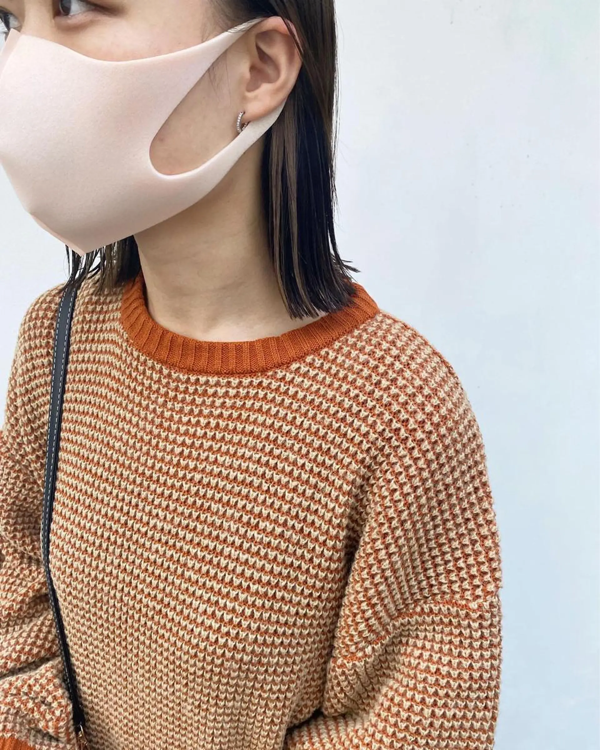 ミディアム カラー ベージュカラー ハイライトカラー ハイライト ヘアカラー トリートメント ヘッドスパ tonari 梅田、中崎町のヘアスタイル