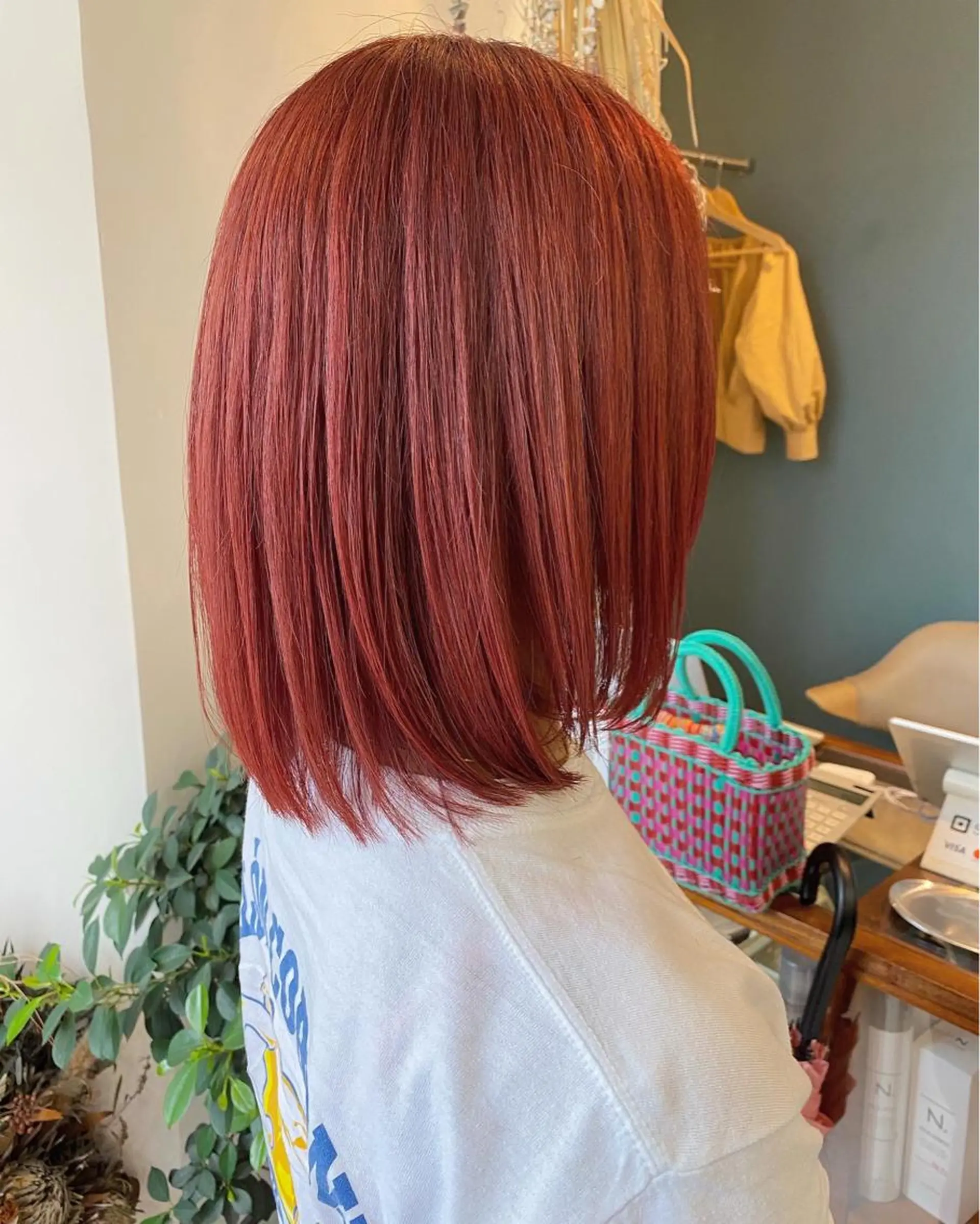 ミディアム カラー パーマ 髪質改善 縮毛矯正 トリートメント OVER→三軒茶屋 /縮毛矯正・髪質改善のヘアスタイル