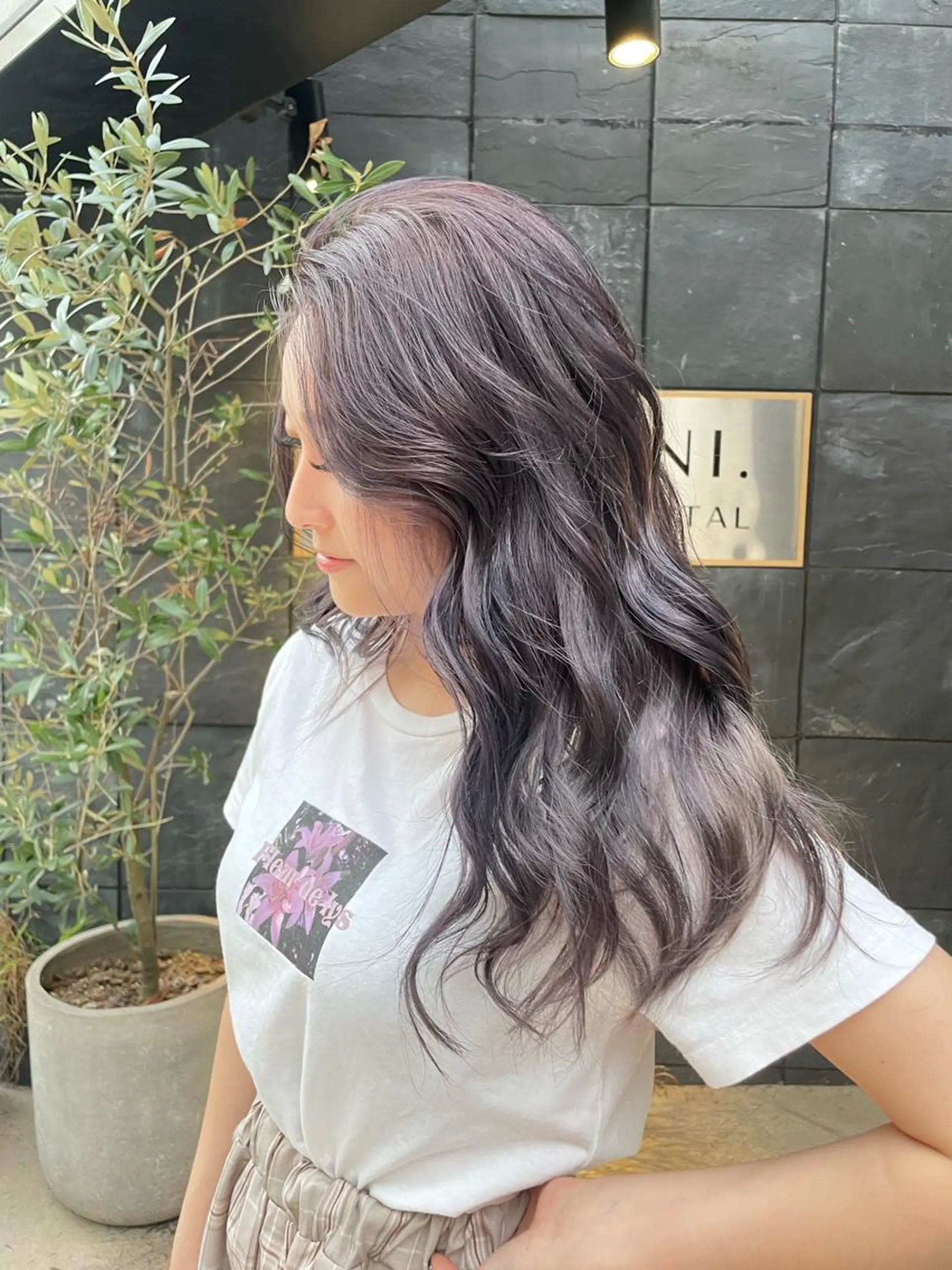 ロング カラー パープルカラー BoomBOX所属・HIBIKI/原宿 ハッシュカット🪄のヘアスタイル