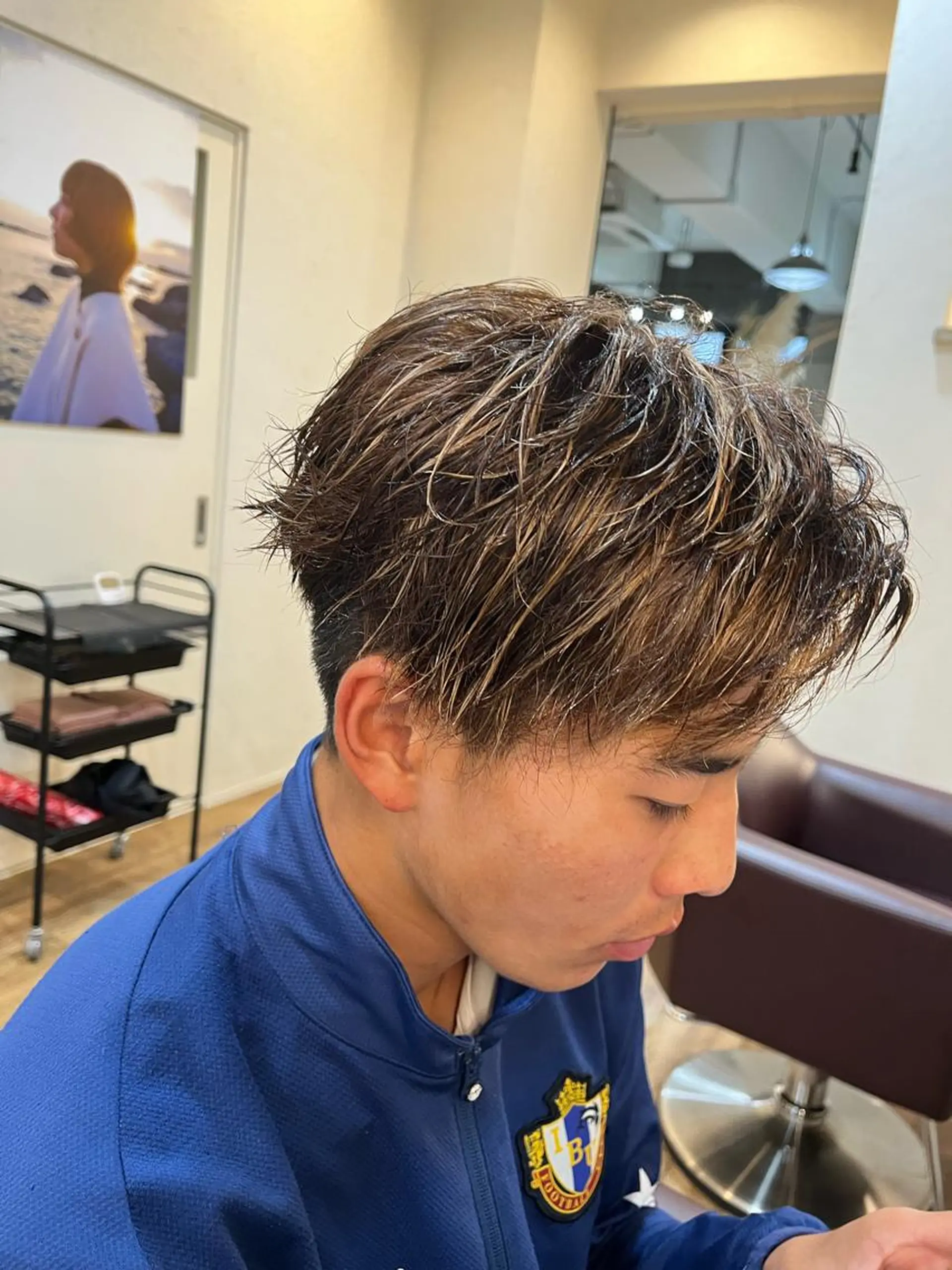 メンズ 阿部 翔一郎/暖色系カラーのヘアスタイル