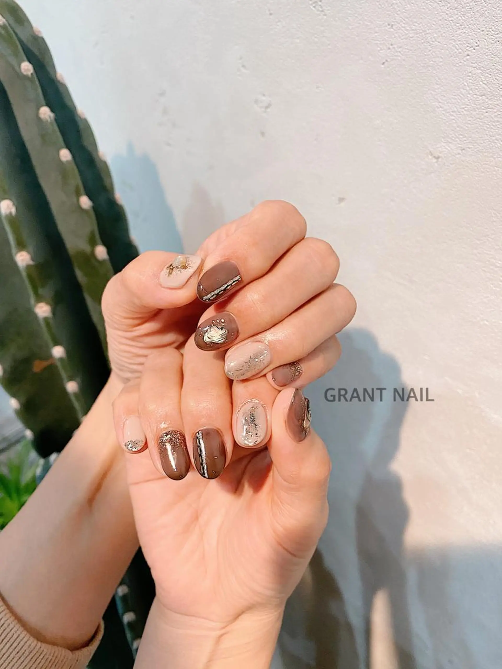 ネイル アートネイル クリアネイル ジェルネイル ニュアンスネイル GRANT NAIL 岩出店のネイルデザイン