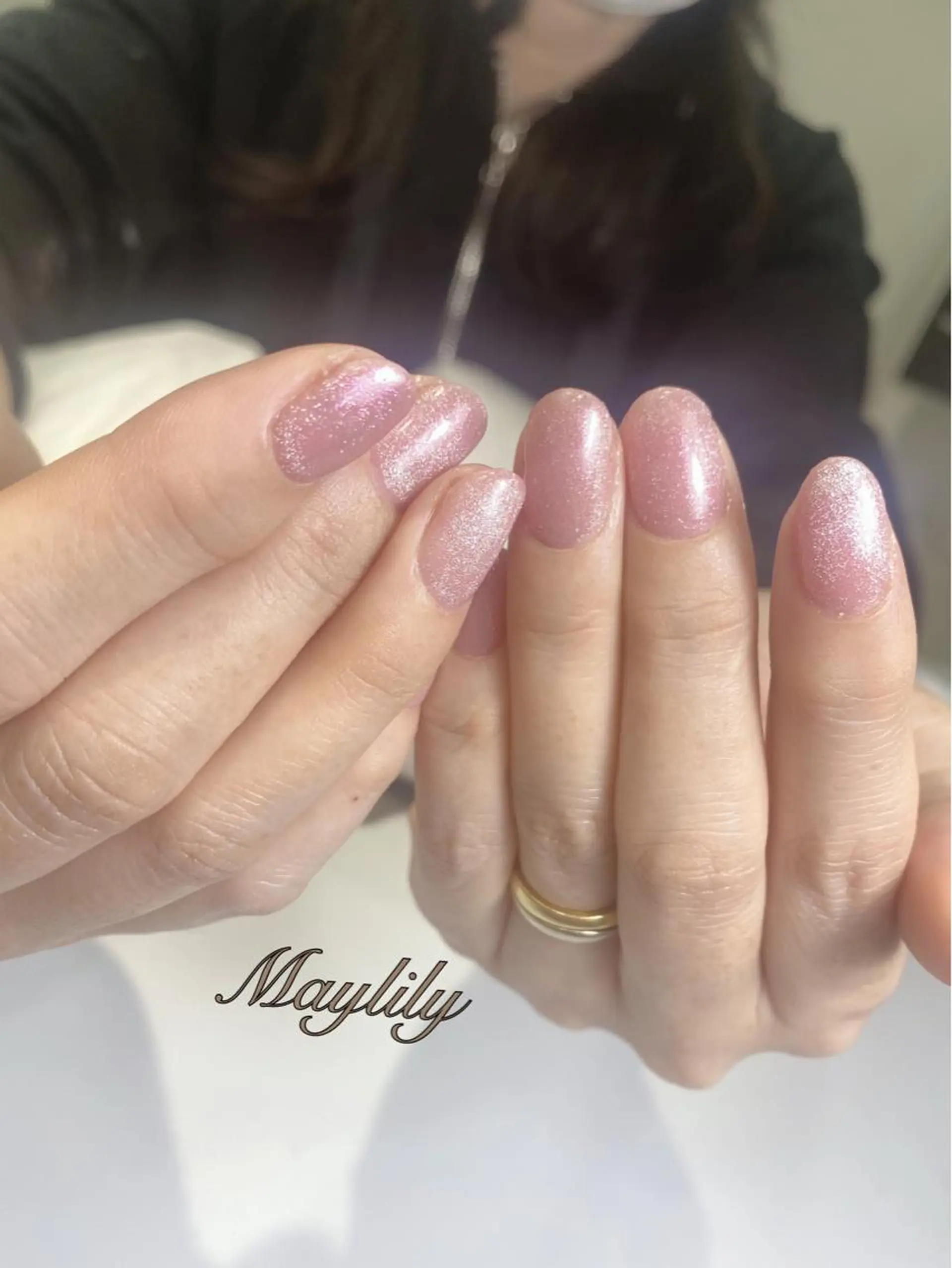ネイル マグネットネイル ハンドネイル Nail care salon Maylily所属・Nail salon Maylilyのネイルデザイン