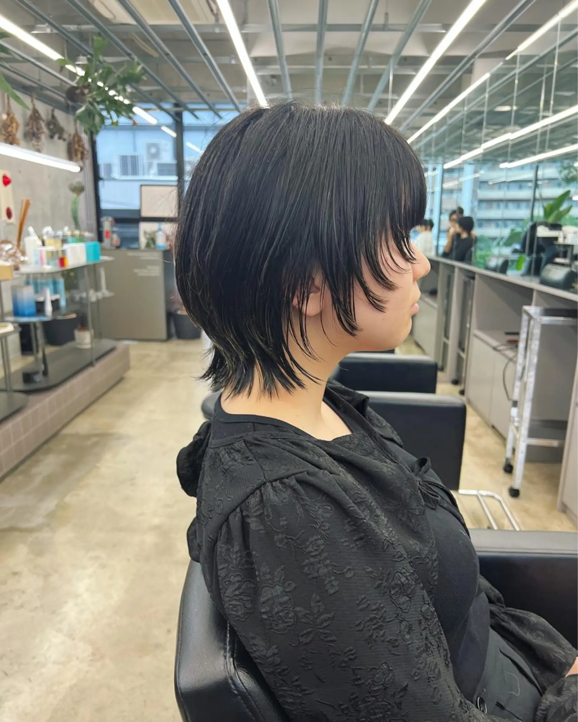 ミディアム ハッシュカット カシマハヤトのヘアスタイル