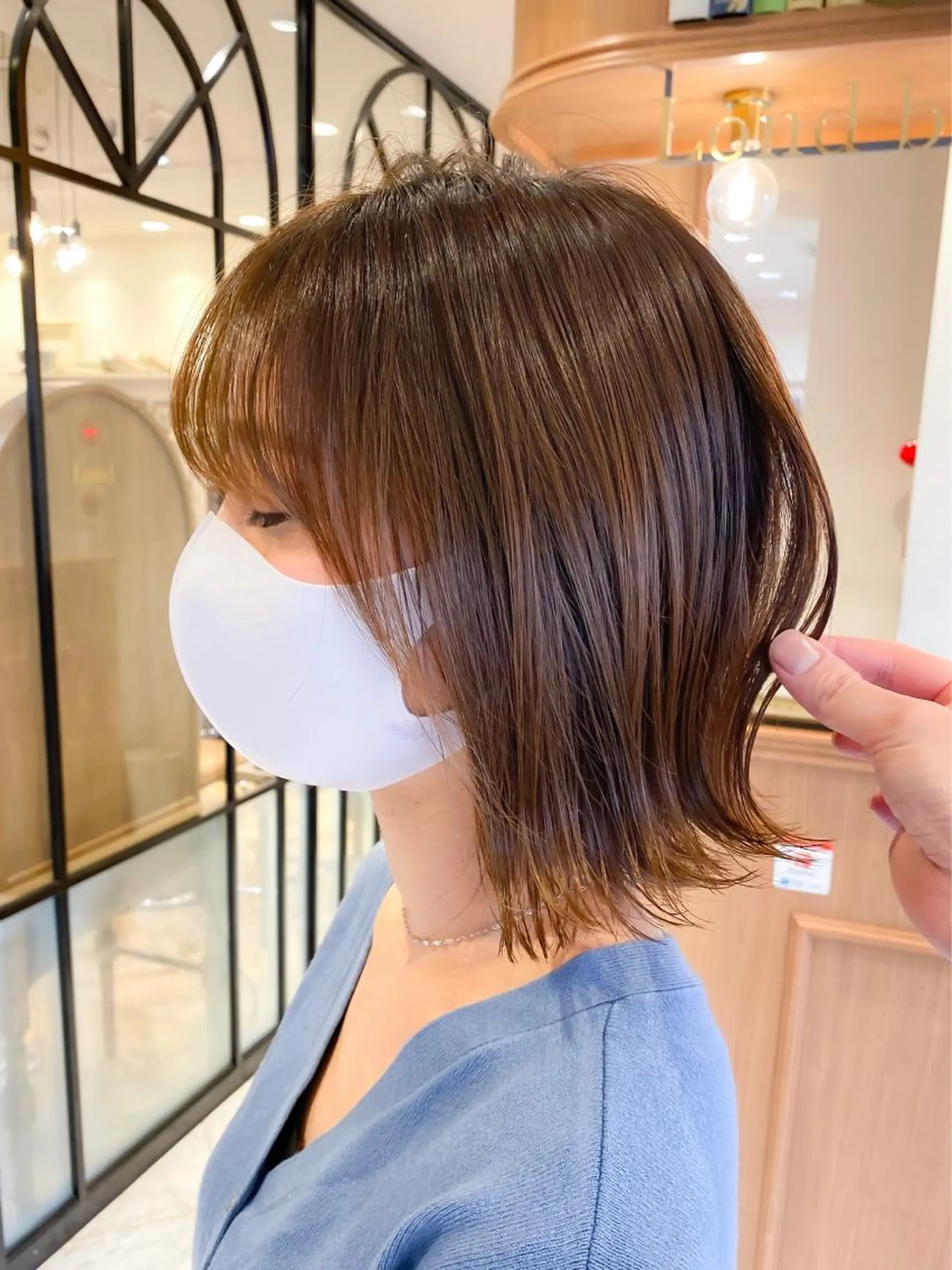 ミディアム カット ヘアカラー トリートメント ヘッドスパ 🇰🇷韓国レイヤー 錦糸町【北山謙三】のヘアスタイル