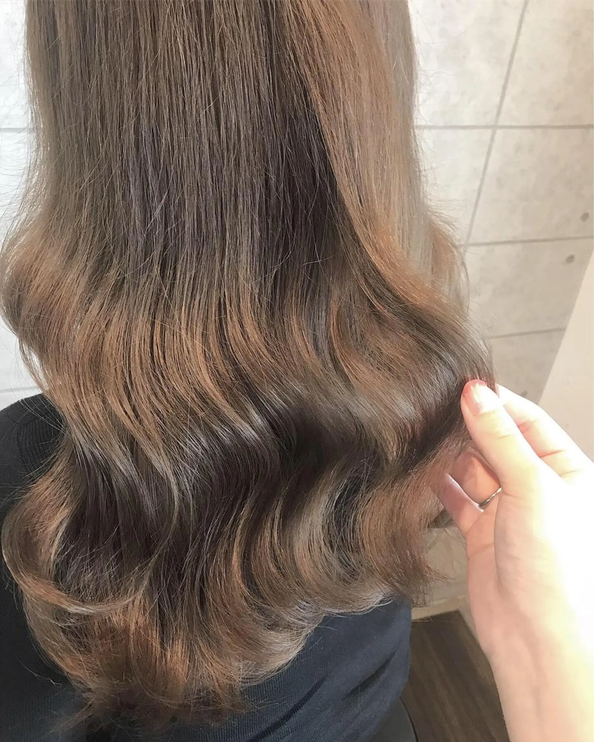 ロング カラー knock【ノック】所属・烏丸韓国ヘア🇰🇷 ayaka🎀のヘアスタイル