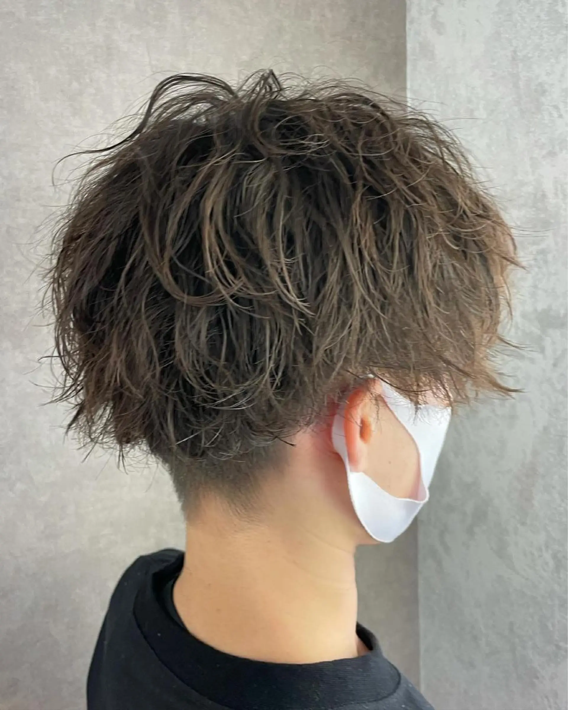 ショート パーマ メンズ メンズパーマ ツイストスパイラルパーマ スパイラルパーマ メンズ専門 中島俊【朝霞】のヘアスタイル