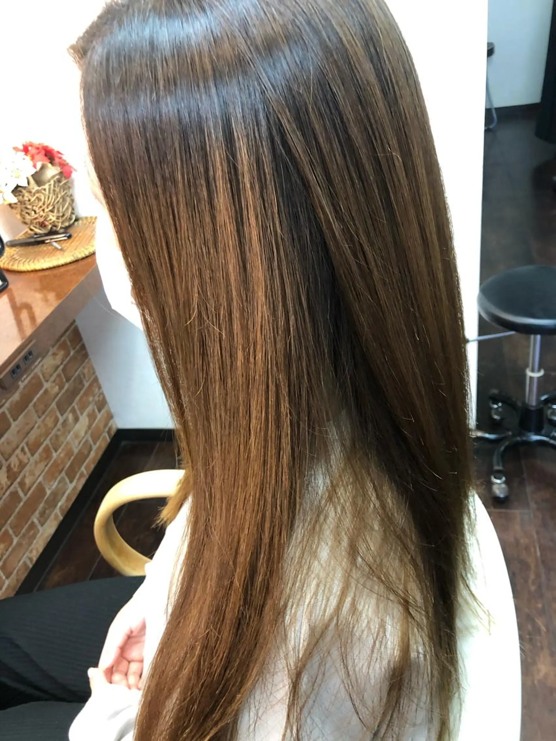 ロング パーマ 桧山 真のヘアスタイル