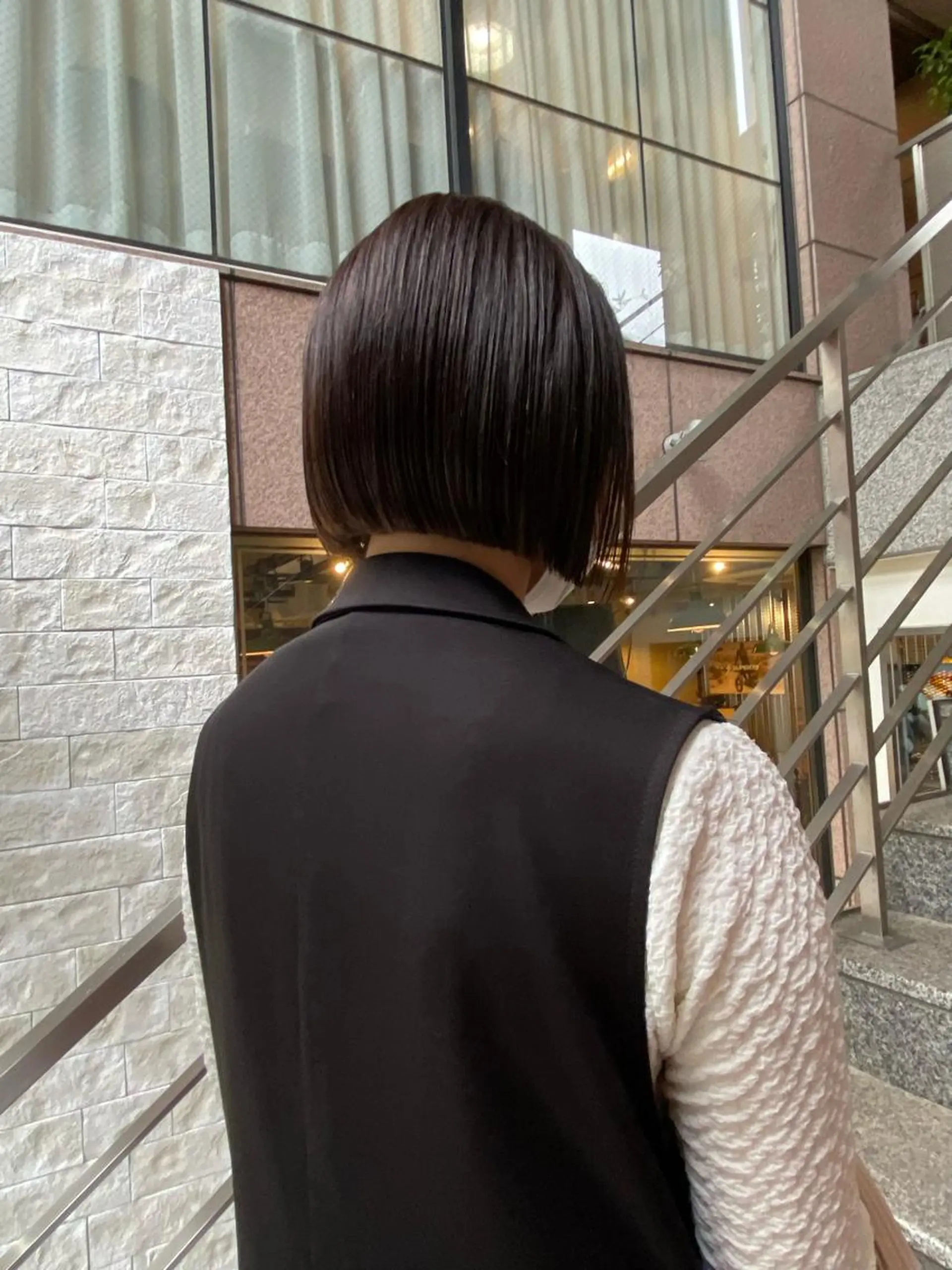 ショート カラー ボブ 縮毛矯正 艶カラー 🤍🫧/makoのヘアスタイル