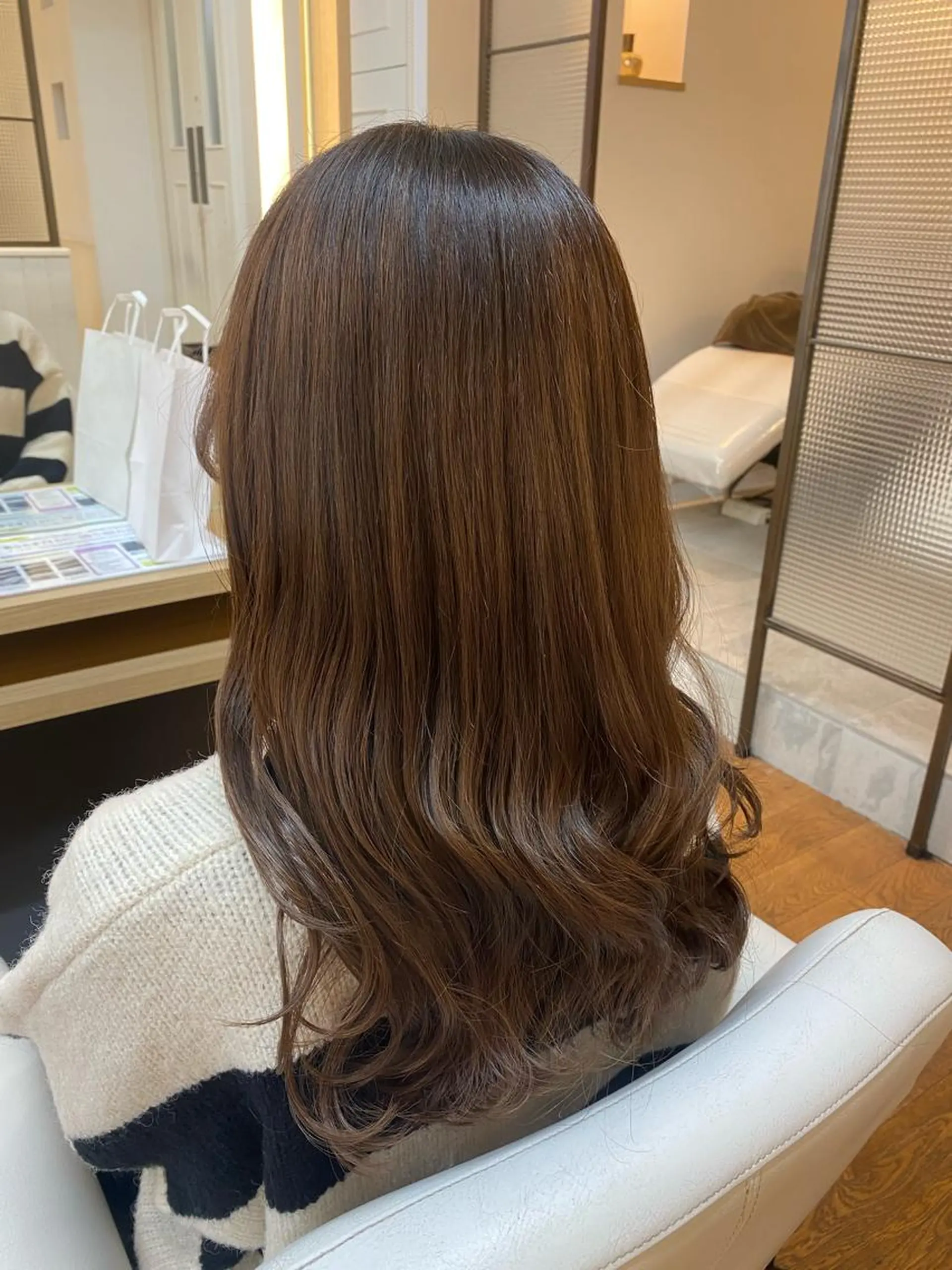 セミロング ヘアアレンジ 韓国ヘア sasugaのヘアスタイル