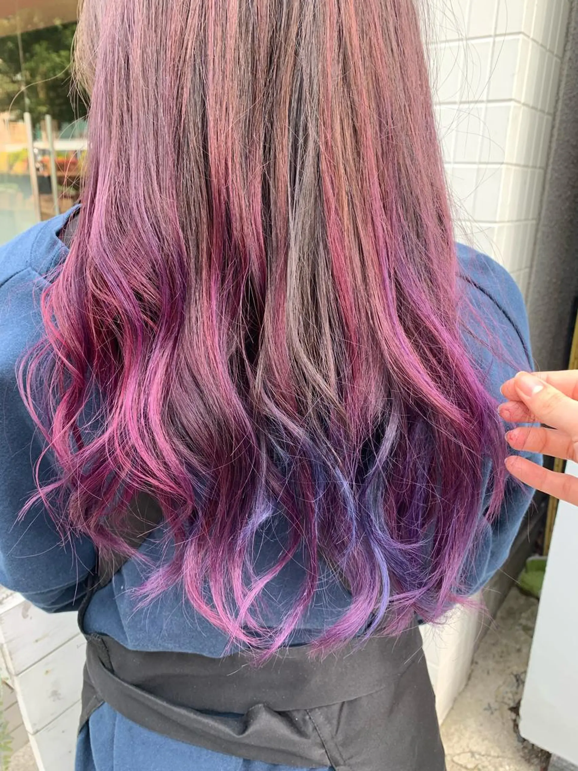 セミロング カラー ヘアアレンジ FRAME+spa&hair roomなんば駅前店所属・🌸MAYU🌸 ハイトーン➕レイヤーのヘアスタイル