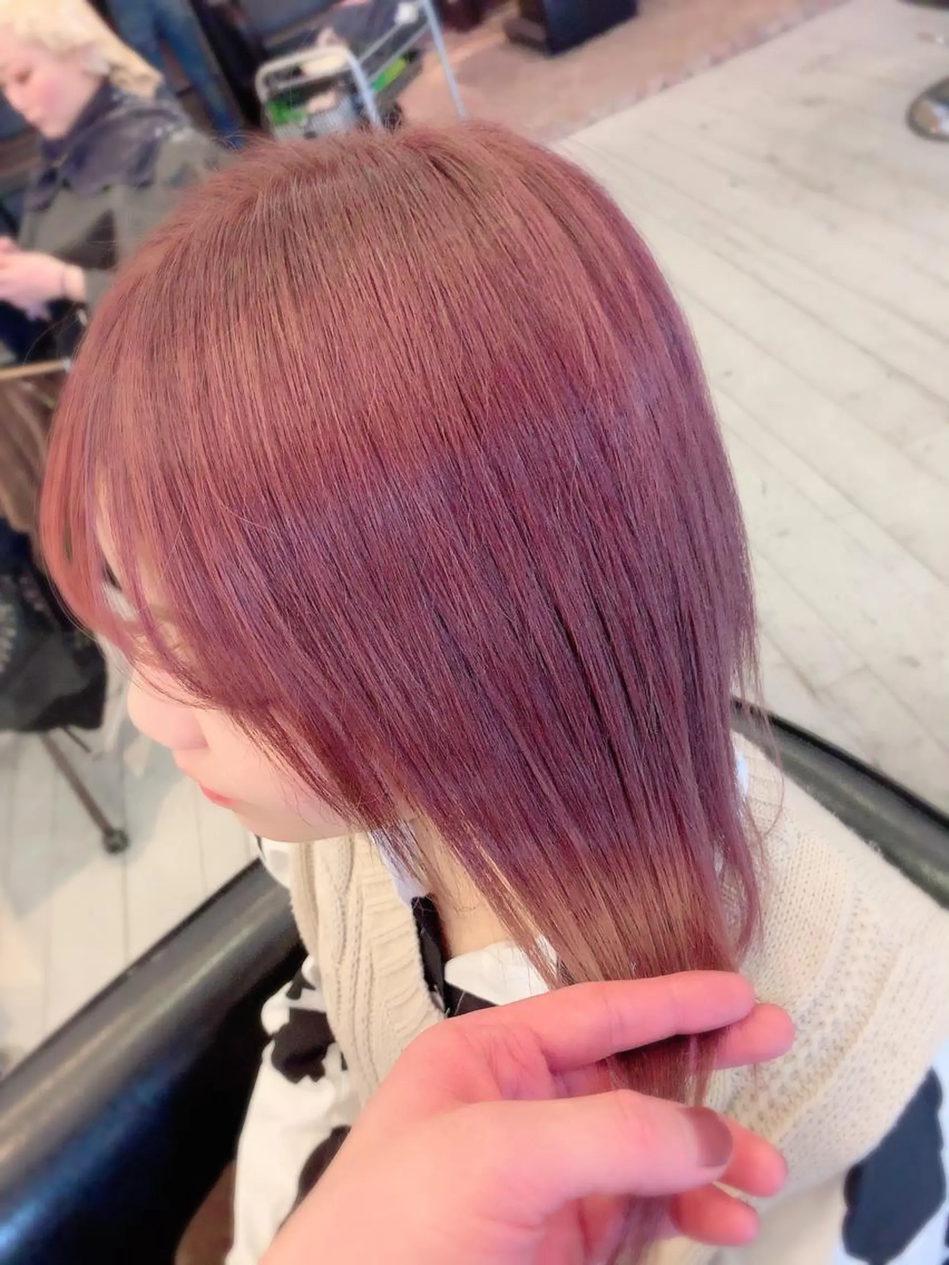 セミロング カラー カット ヘアカラー トリートメント 💎JADE GRACE💎のヘアスタイル