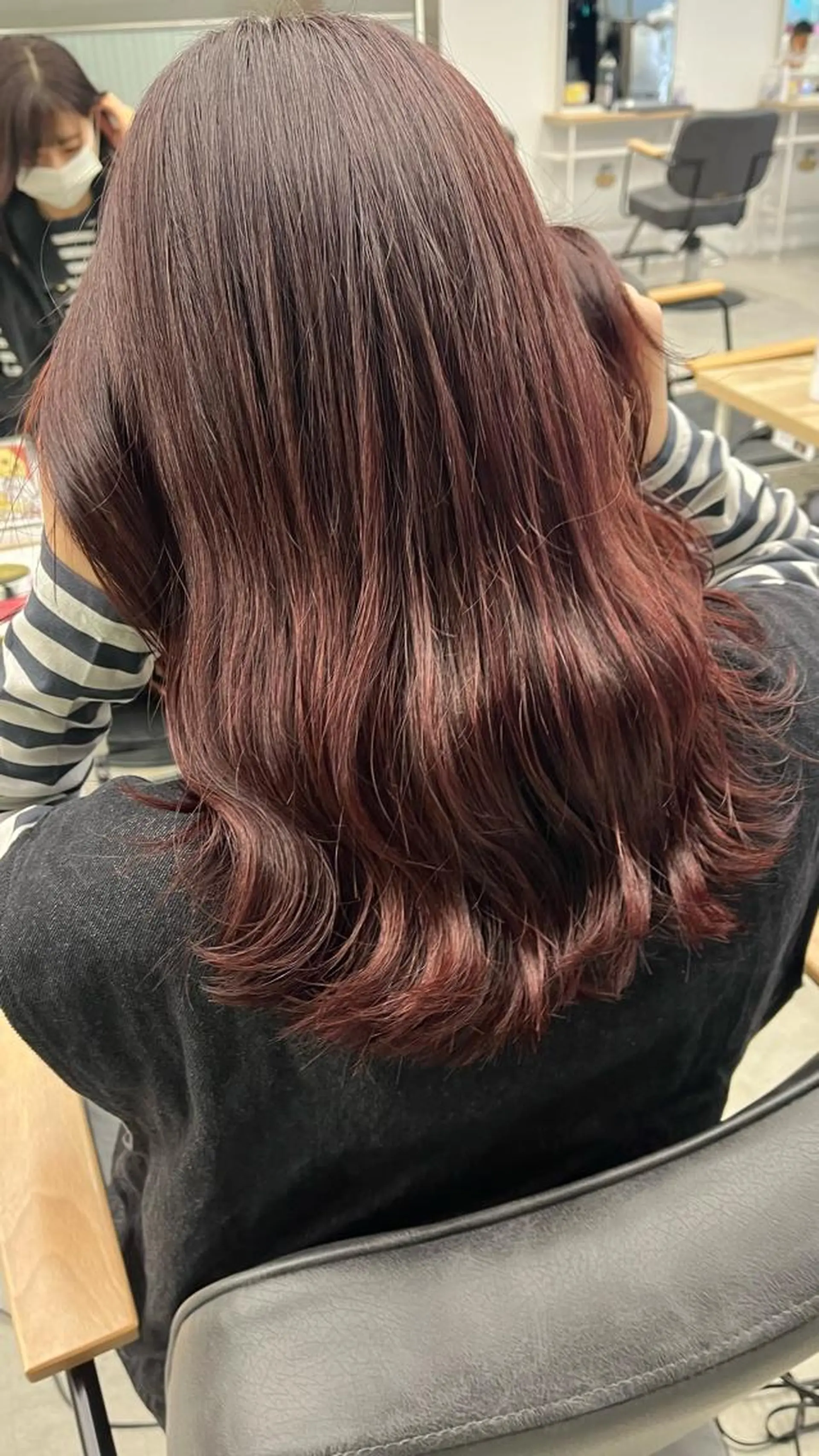 ロング カラー ヘアカラー トリートメント mai🤍縮毛酸性ス トレート/アイリストのヘアスタイル