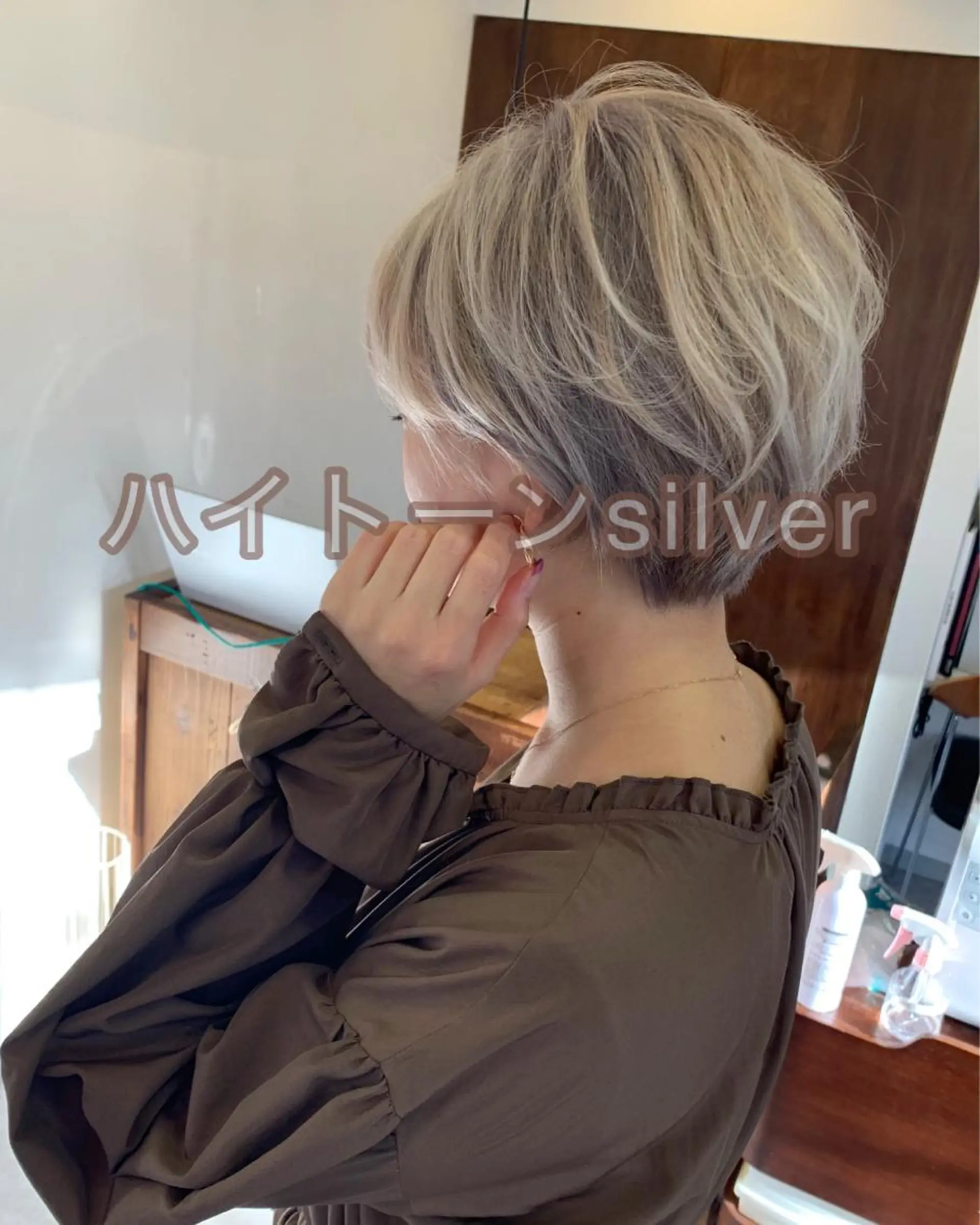ショート カラー ブリーチ ハイトーンカラー トリートメント IDEA 柏の葉KOILRINKGARAGE所属・お洒落満足度 ◎💮井上のヘアスタイル