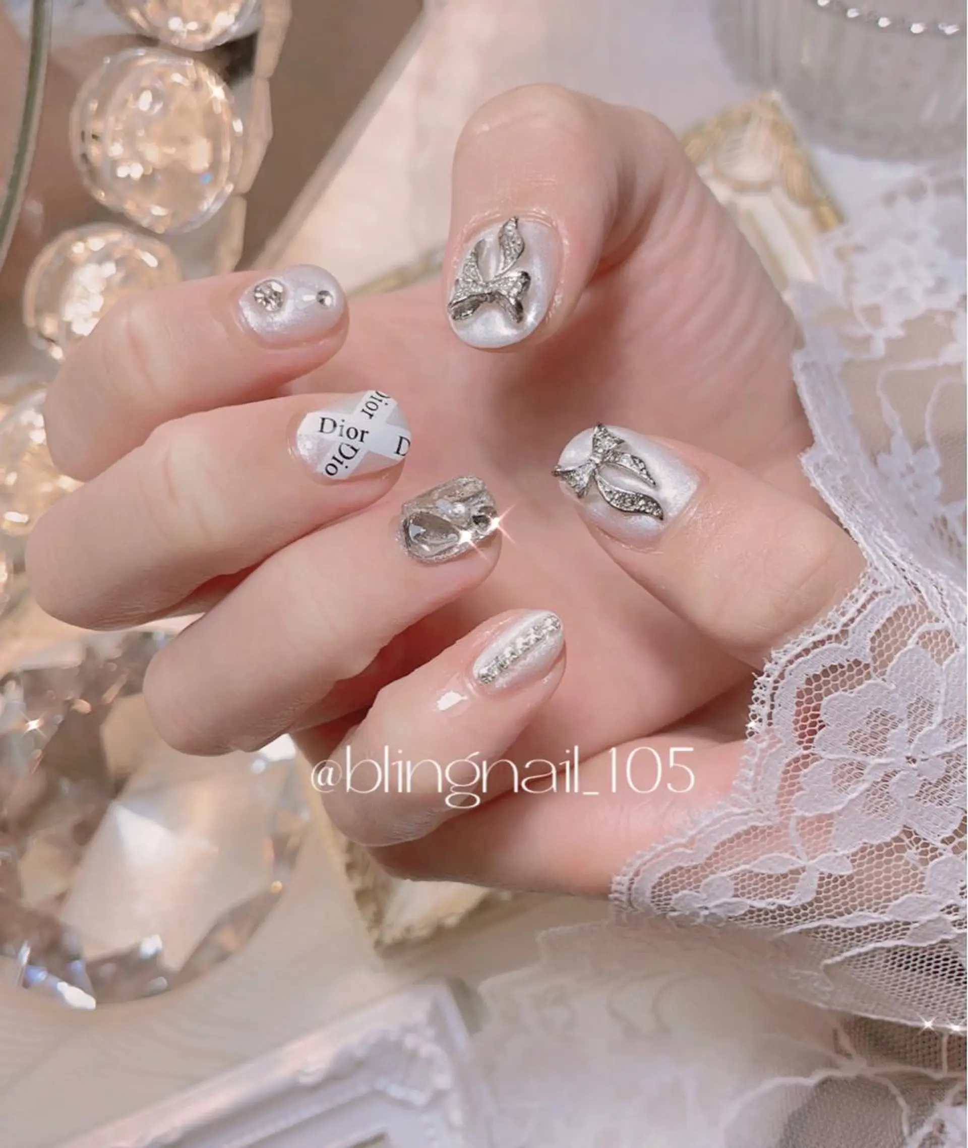 ネイル 23時まで❤︎韓国、 ワンホンネイルのネイルデザイン