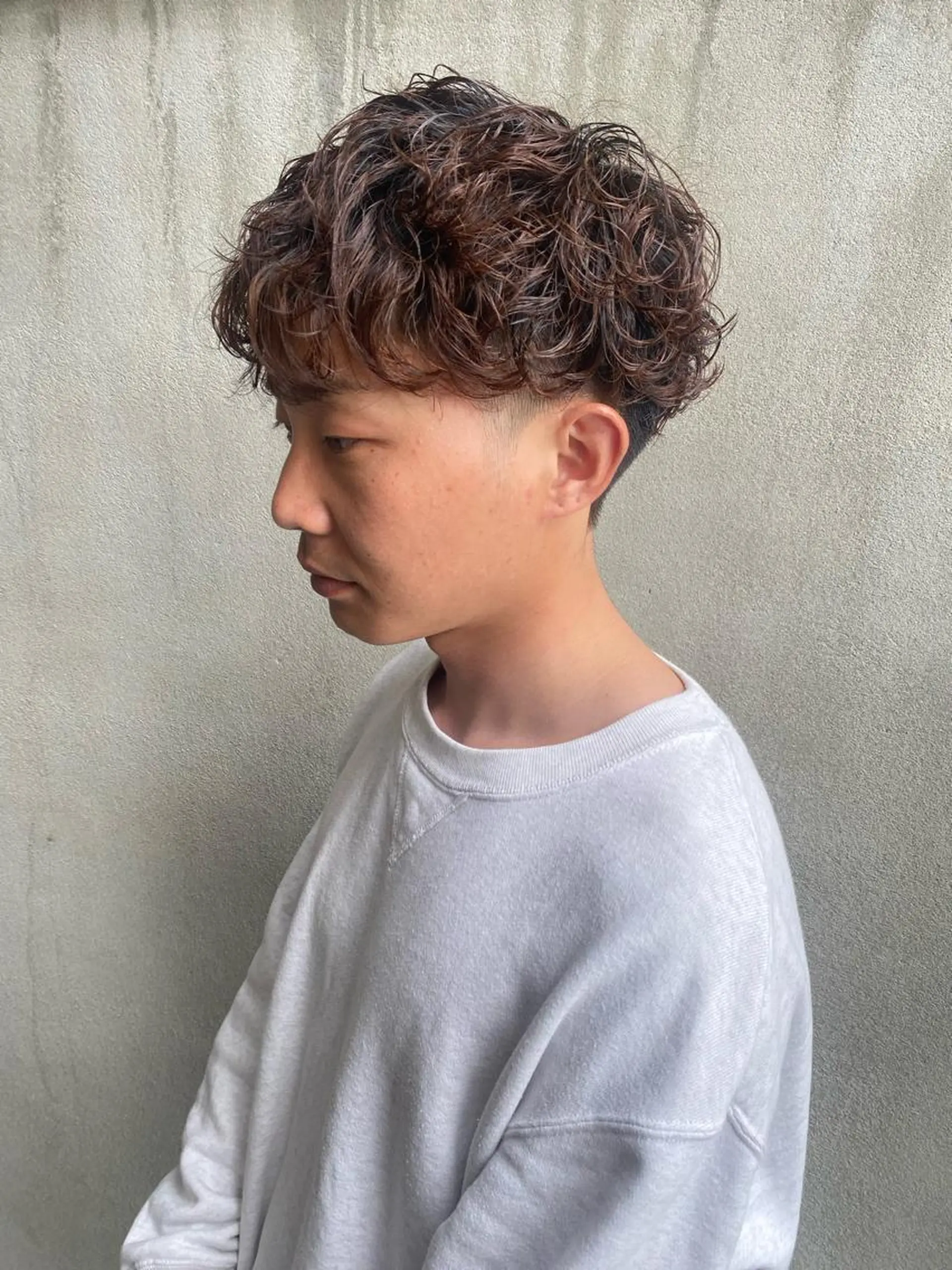 ミディアム カット パーマ en⁺　trust所属・レノ/en trust/金沢市のヘアスタイル