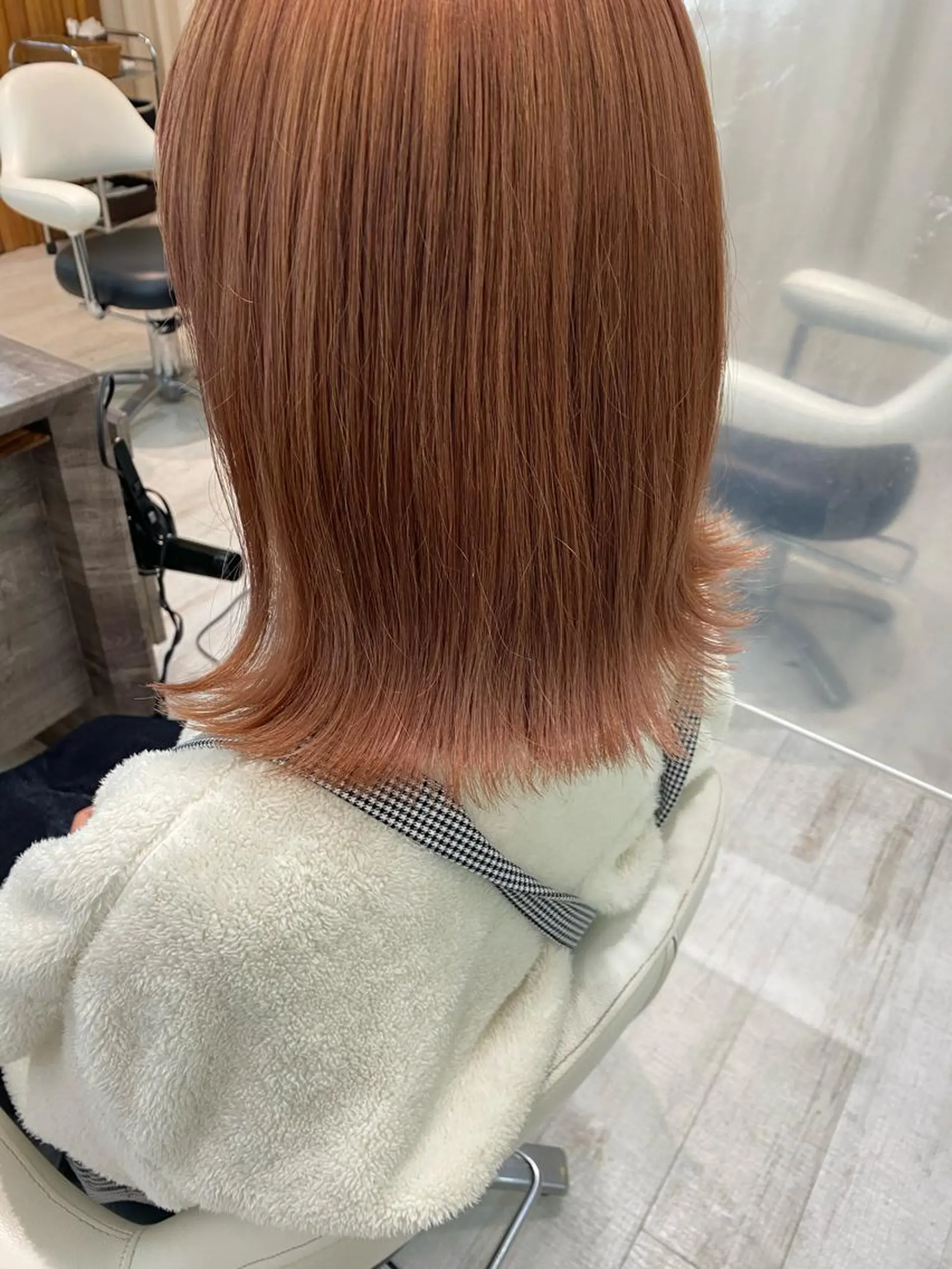 ミディアム カラー イルミナカラー ピンクカラー ショート/ボブ🌿 大野ちかのヘアスタイル