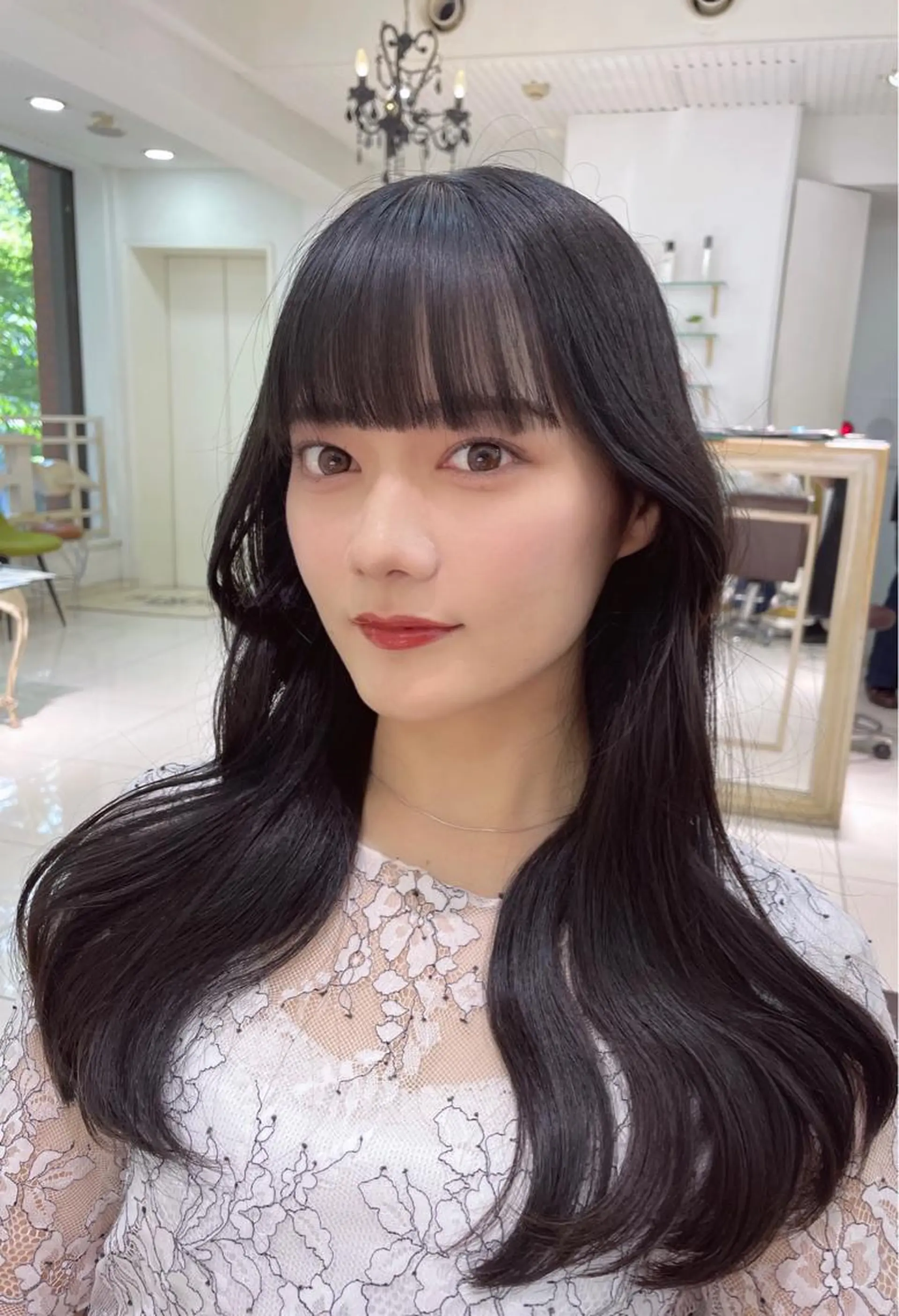 ロング 髪質改善 韓国風ヘア ‎Lby home 🪽mikuのヘアスタイル