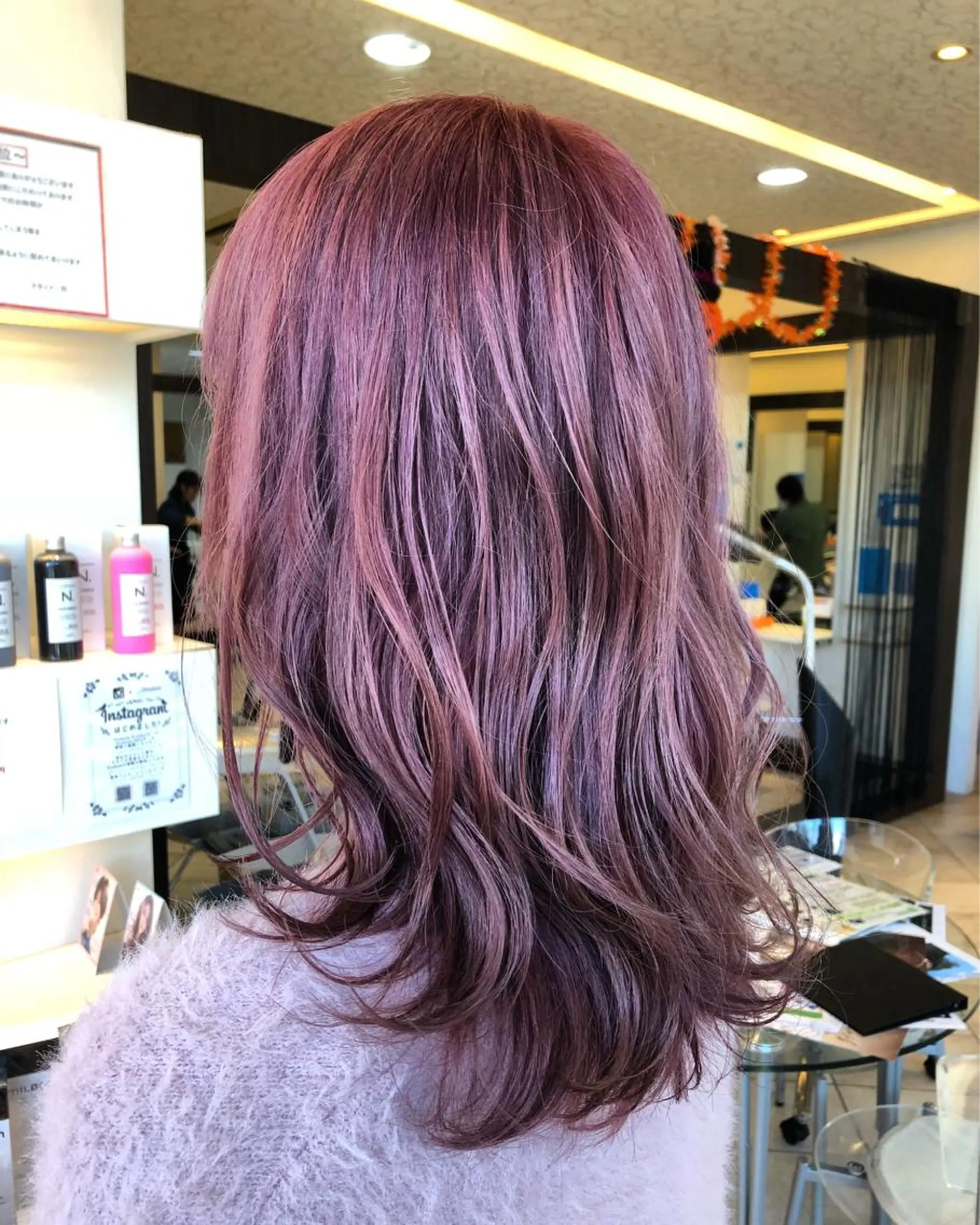 ミディアム カラー 美容室 HAKUAのヘアスタイル
