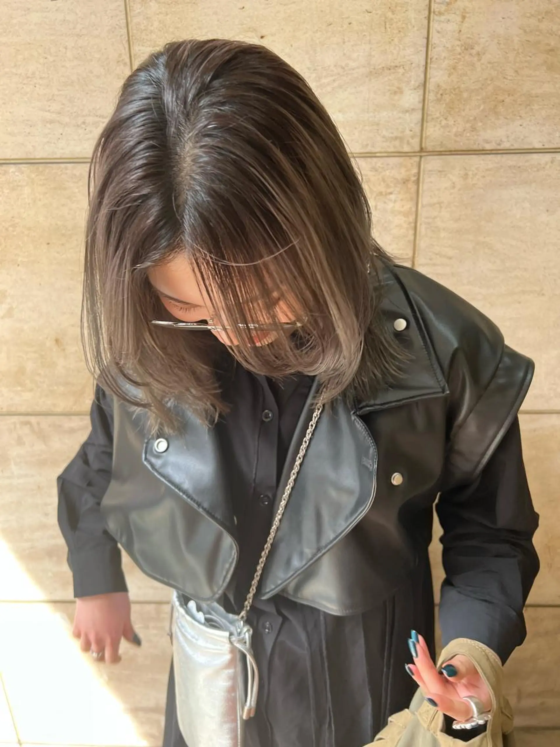 ミディアム カラー 顔まわりレイヤー レイヤーカット ウルフカット カット MARU レイヤー/パーマのヘアスタイル