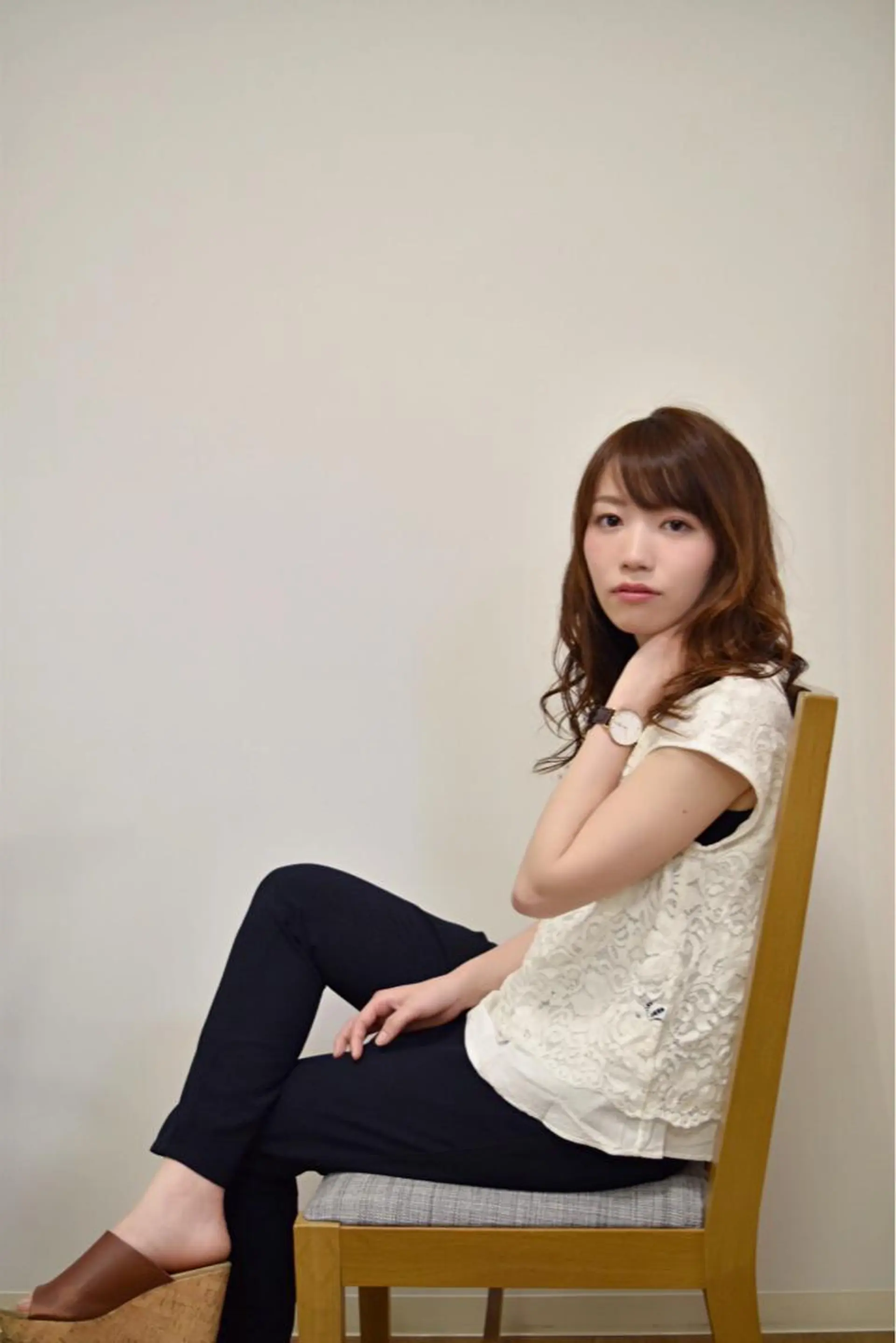 セミロング カラー パーマ Natural cameのヘアスタイル