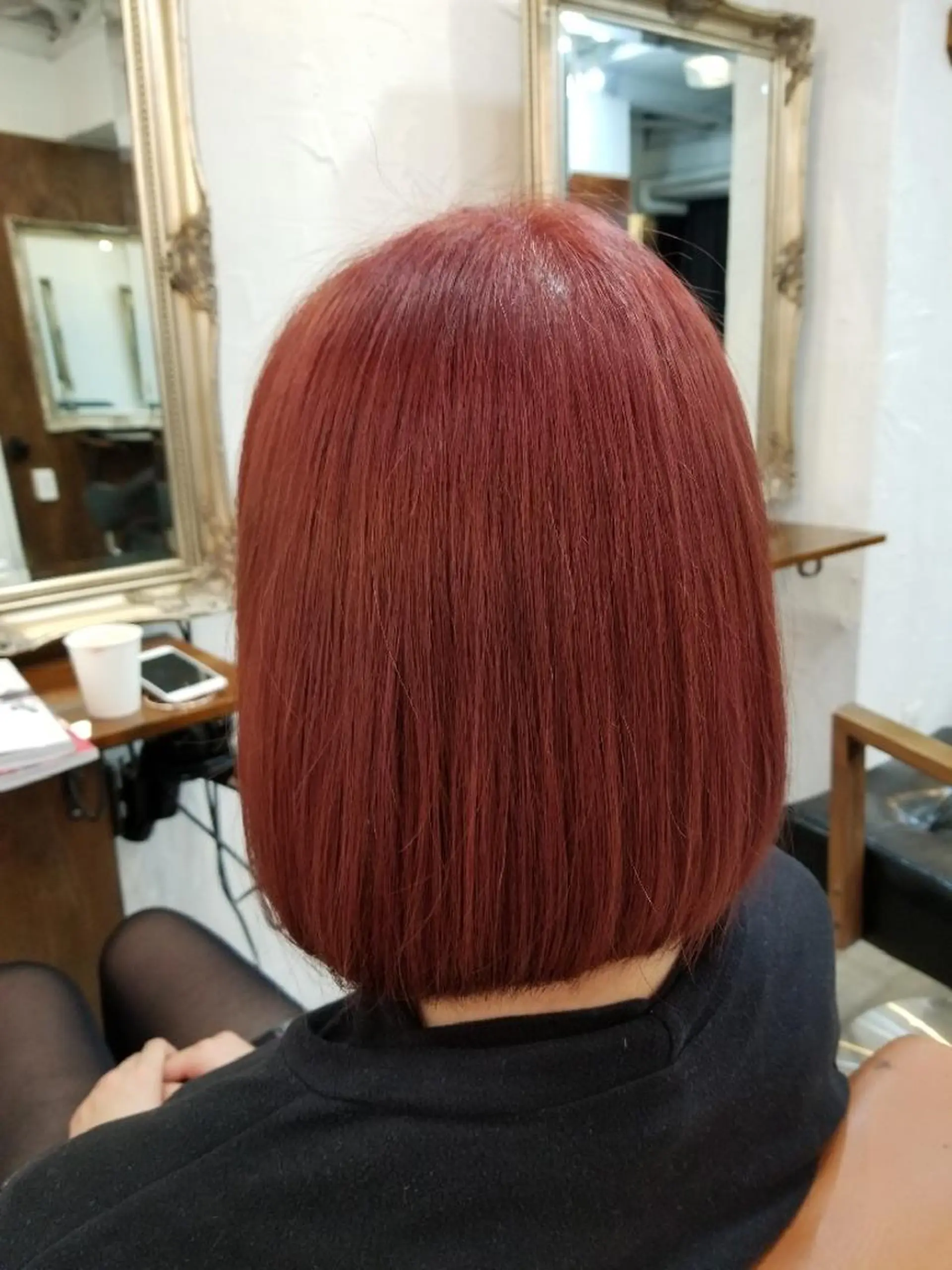 ミディアム カラー ヘアカラー トリートメント bathair  所属・bathair 持田侑祐のヘアスタイル