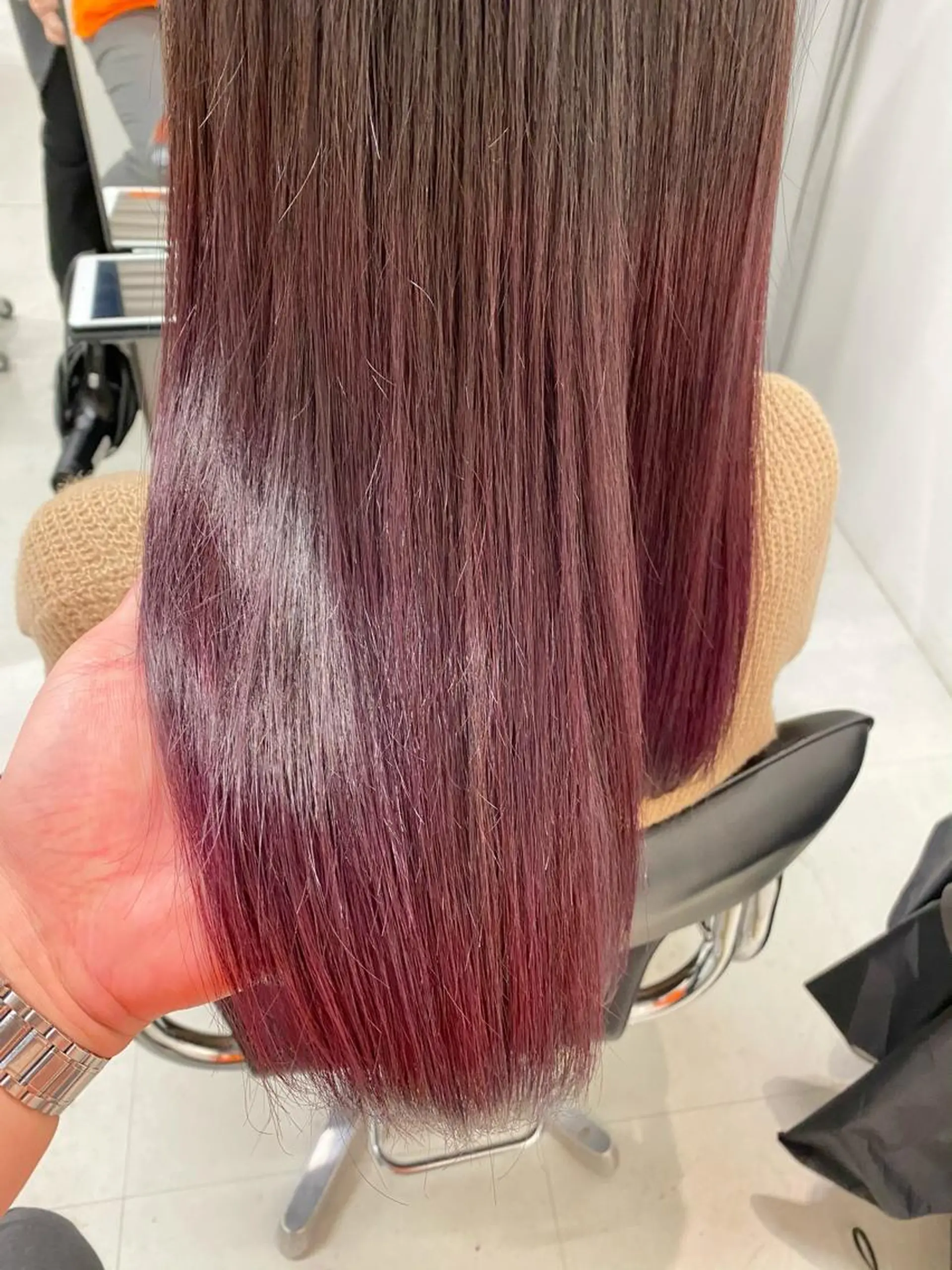 ロング カラー ヘアアレンジ 似合わせ専門美容師 なかじまのヘアスタイル