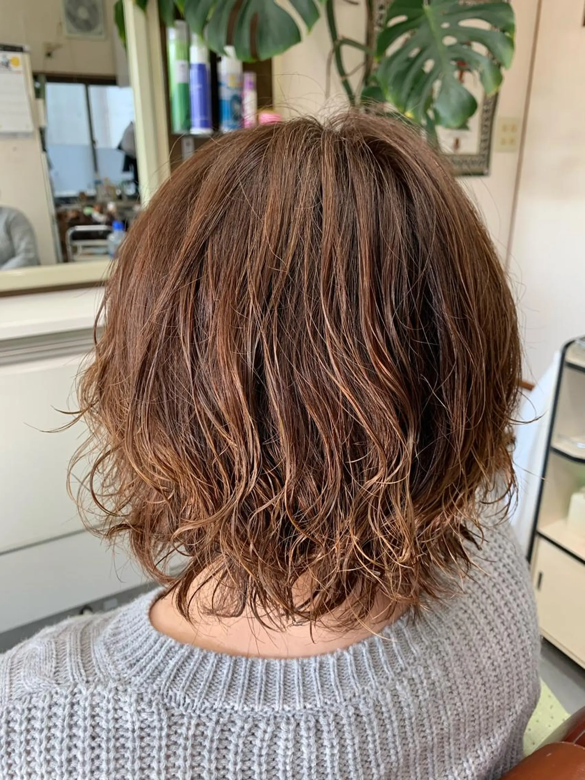 パーマ カット パーマ トリートメント ストウ ナナエのヘアスタイル