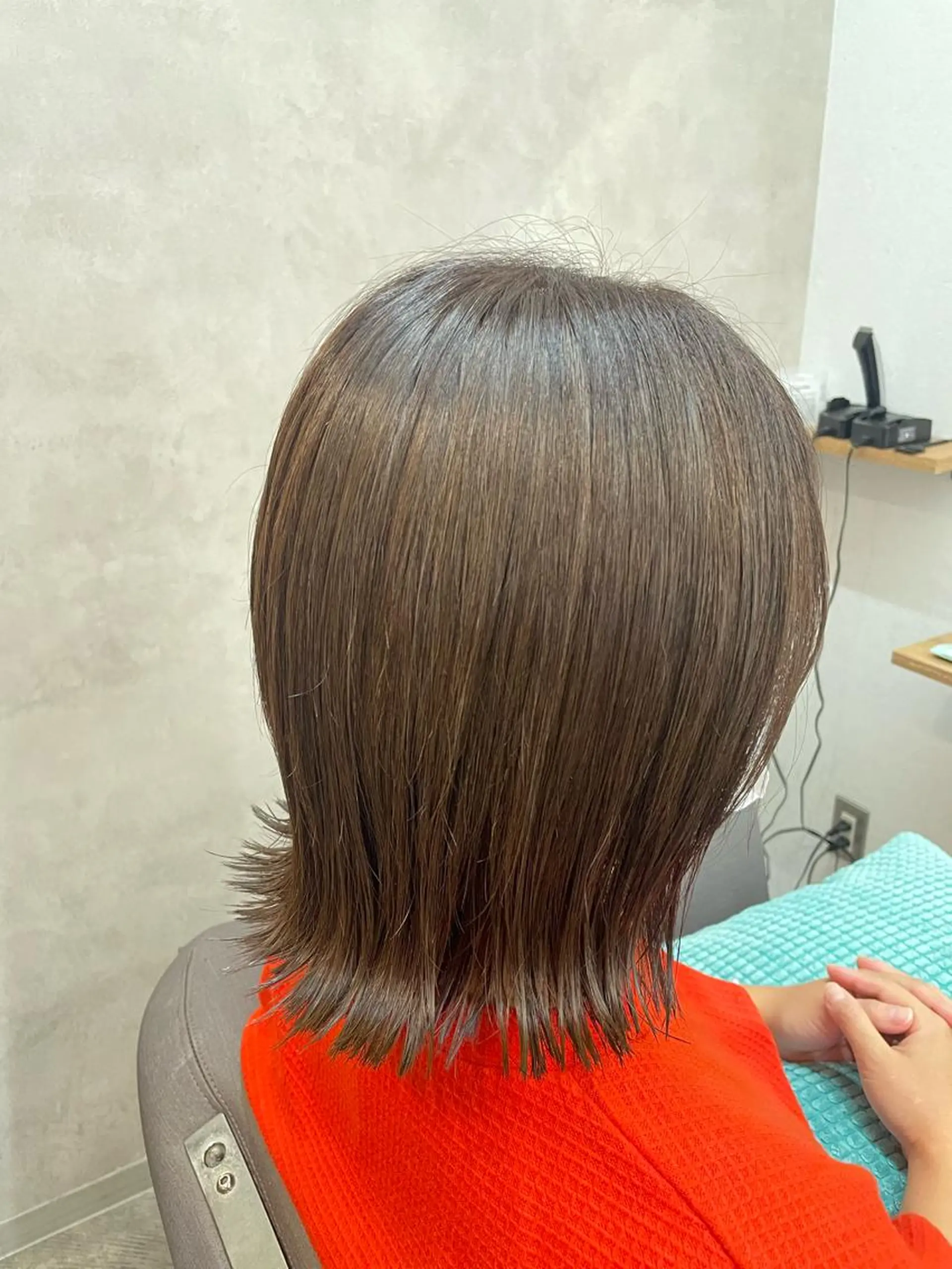 ミディアム 齋藤 真由のヘアスタイル