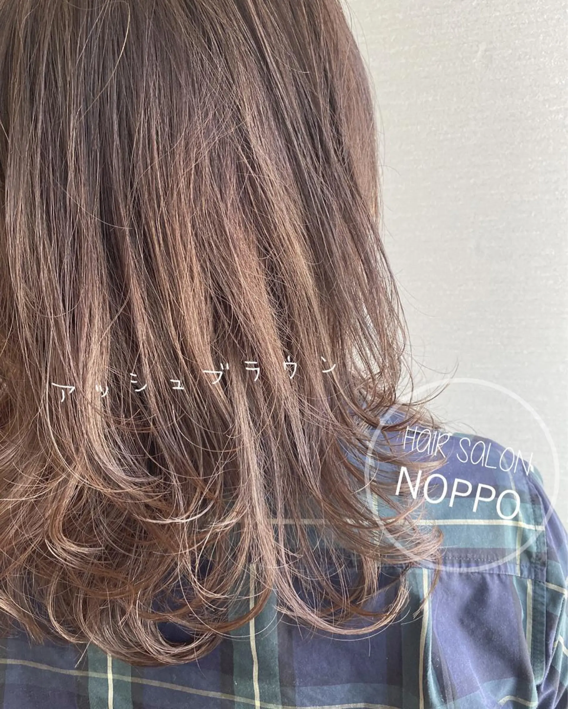 セミロング カラー noppo所属・NOPPO 和泉市 美容室／奥村　飛鳥のヘアスタイル