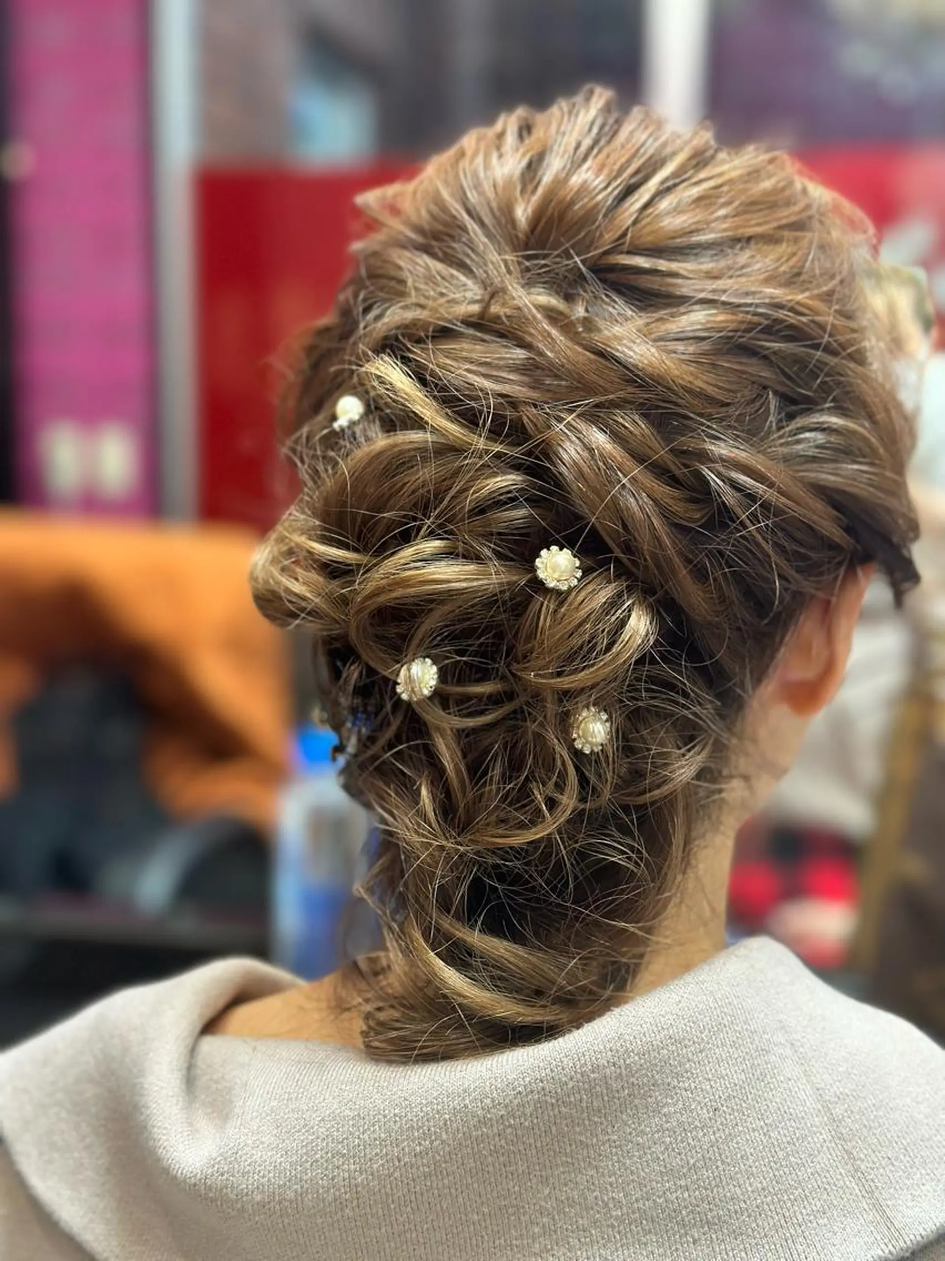 ロング ヘアカラー 横山 千春のヘアスタイル