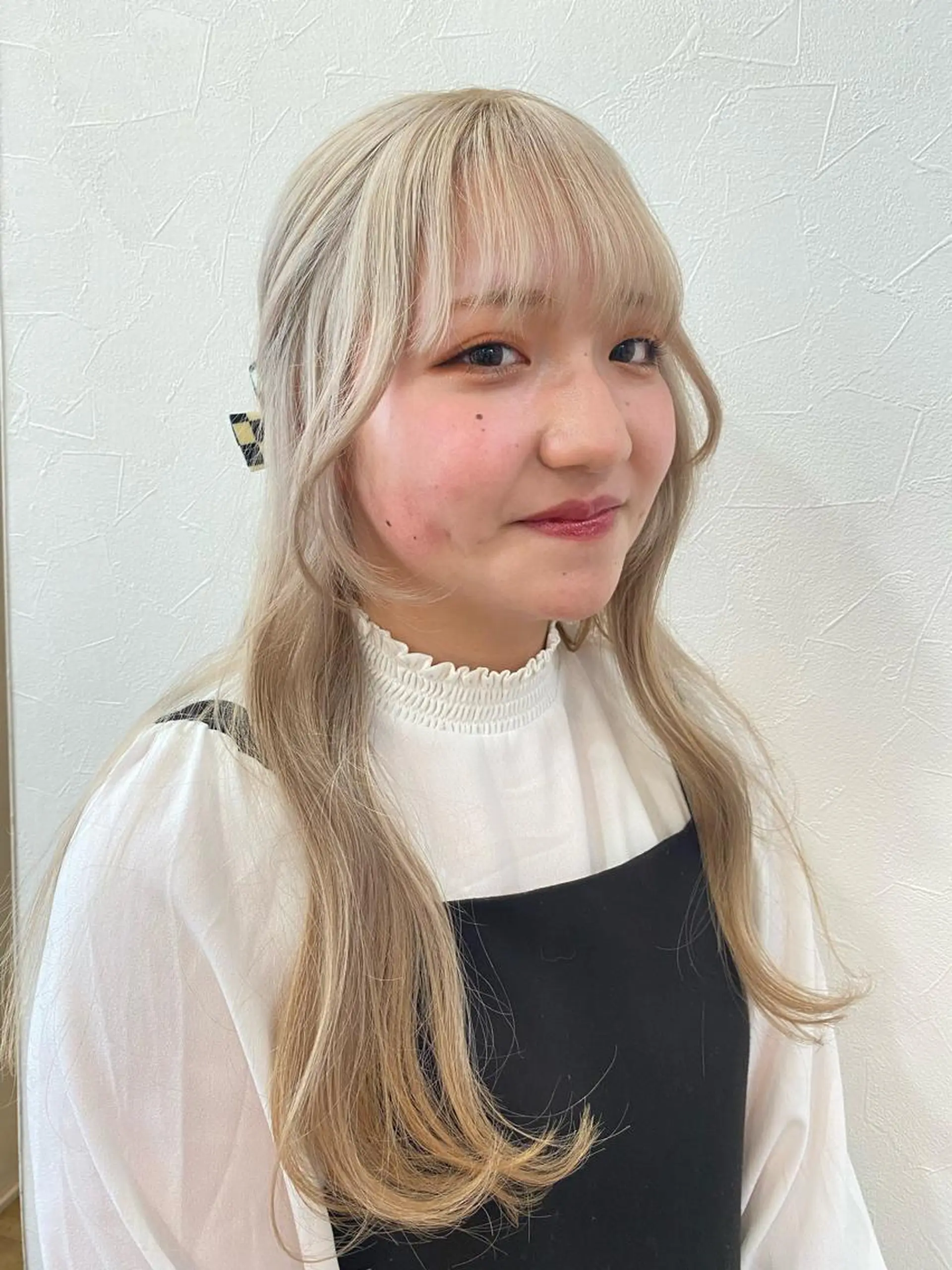 セミロング カラー ベージュカラー ホワイトベージュ 鈴木直之/ハイトーン /ボブ/美髪矯正のヘアスタイル