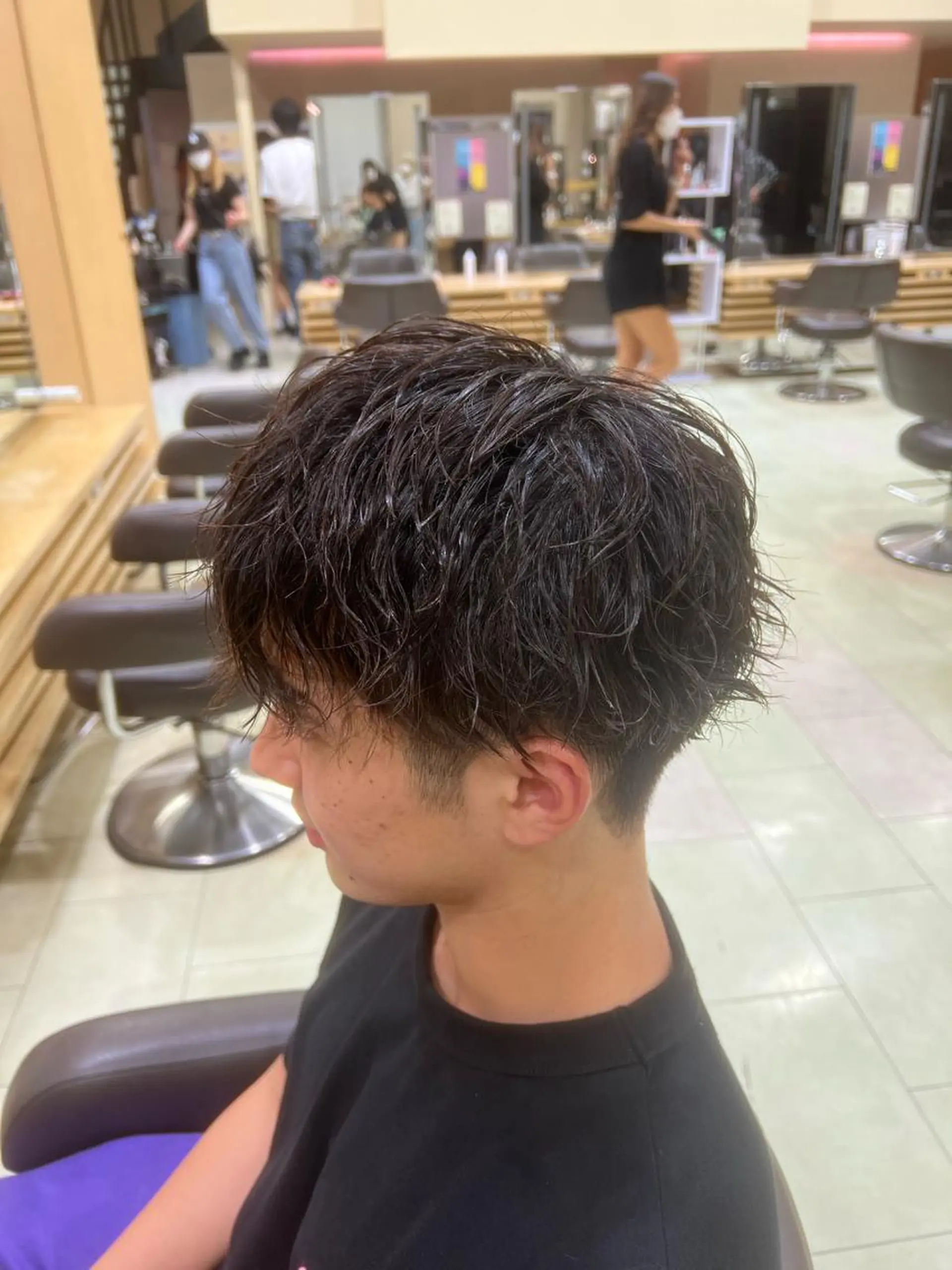 パーマ メンズ スペインカール 韓国🩶Y2Kネイル 💫くれはのネイルデザイン