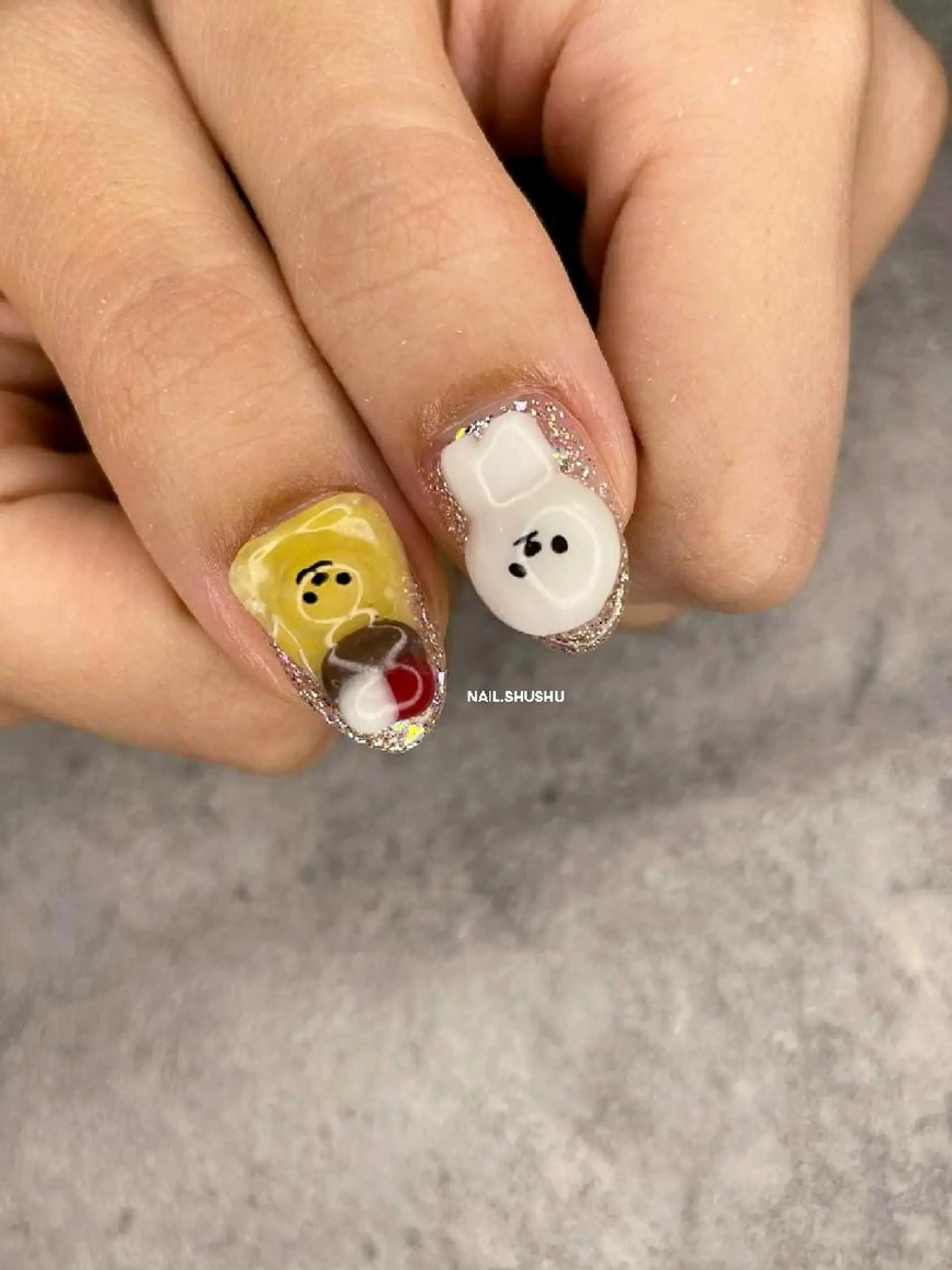 ネイル 3dパーツ/流行り 👧shushu❤️のネイルデザイン