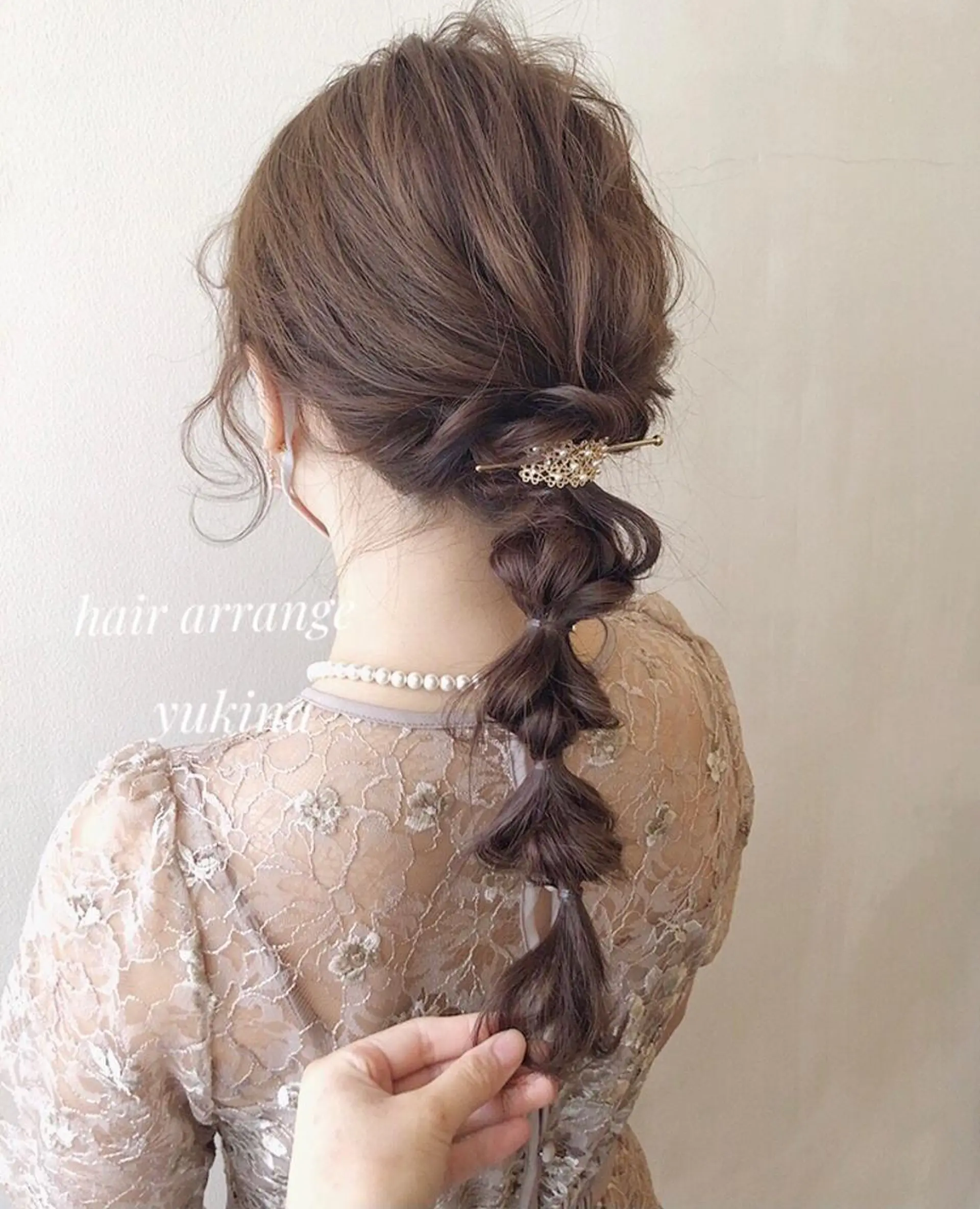 ロング 玉ねぎヘアー ヘアセット Hair Salon BOTTOMS所属・✨透明感ケアカラー✨ 長野ゆきなのヘアスタイル