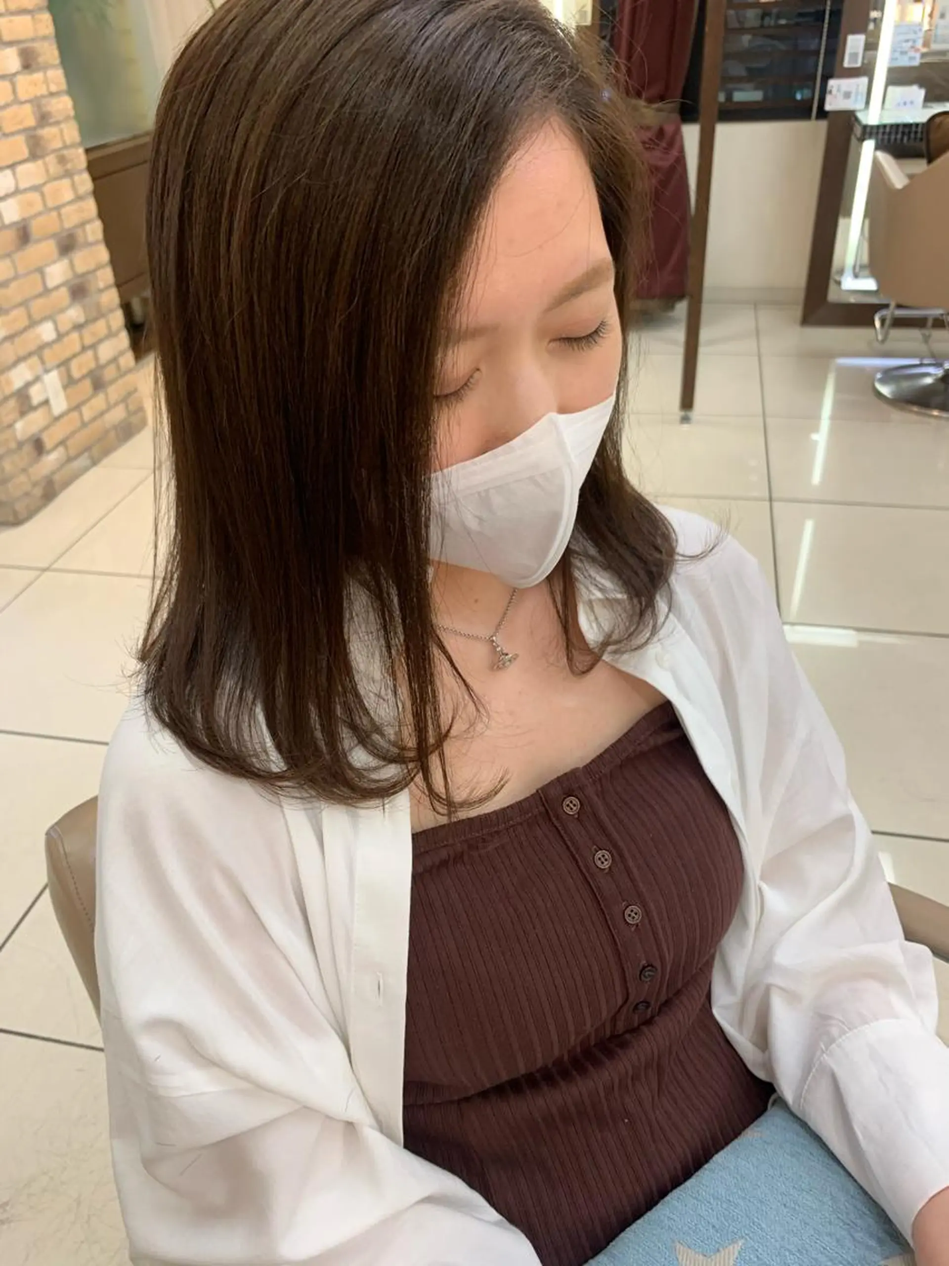 ミディアム カラー ママ美容師まつげ 🤍まき🤍のマツエク・マツパデザイン