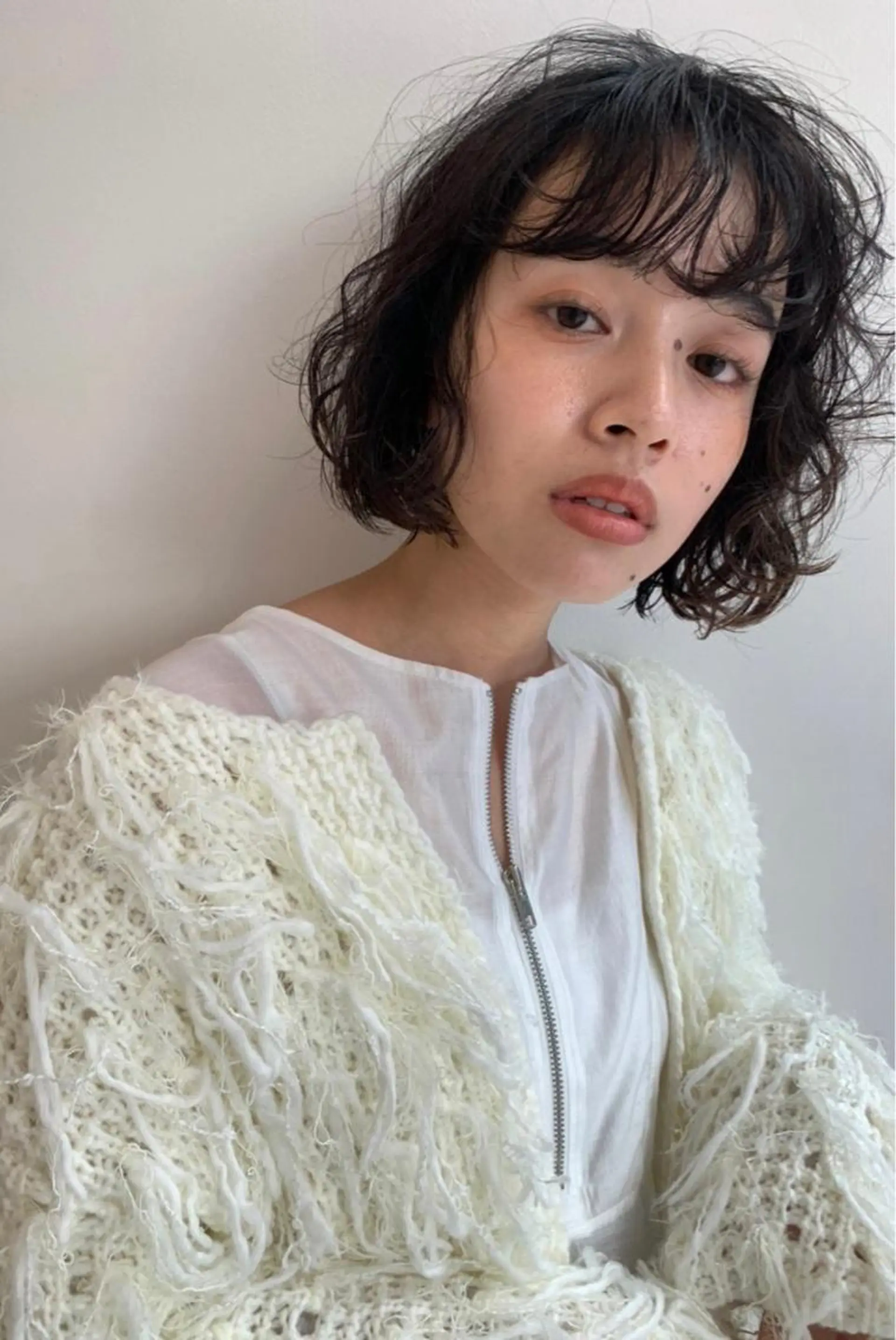 ショート パーマ 田中 優衣のヘアスタイル