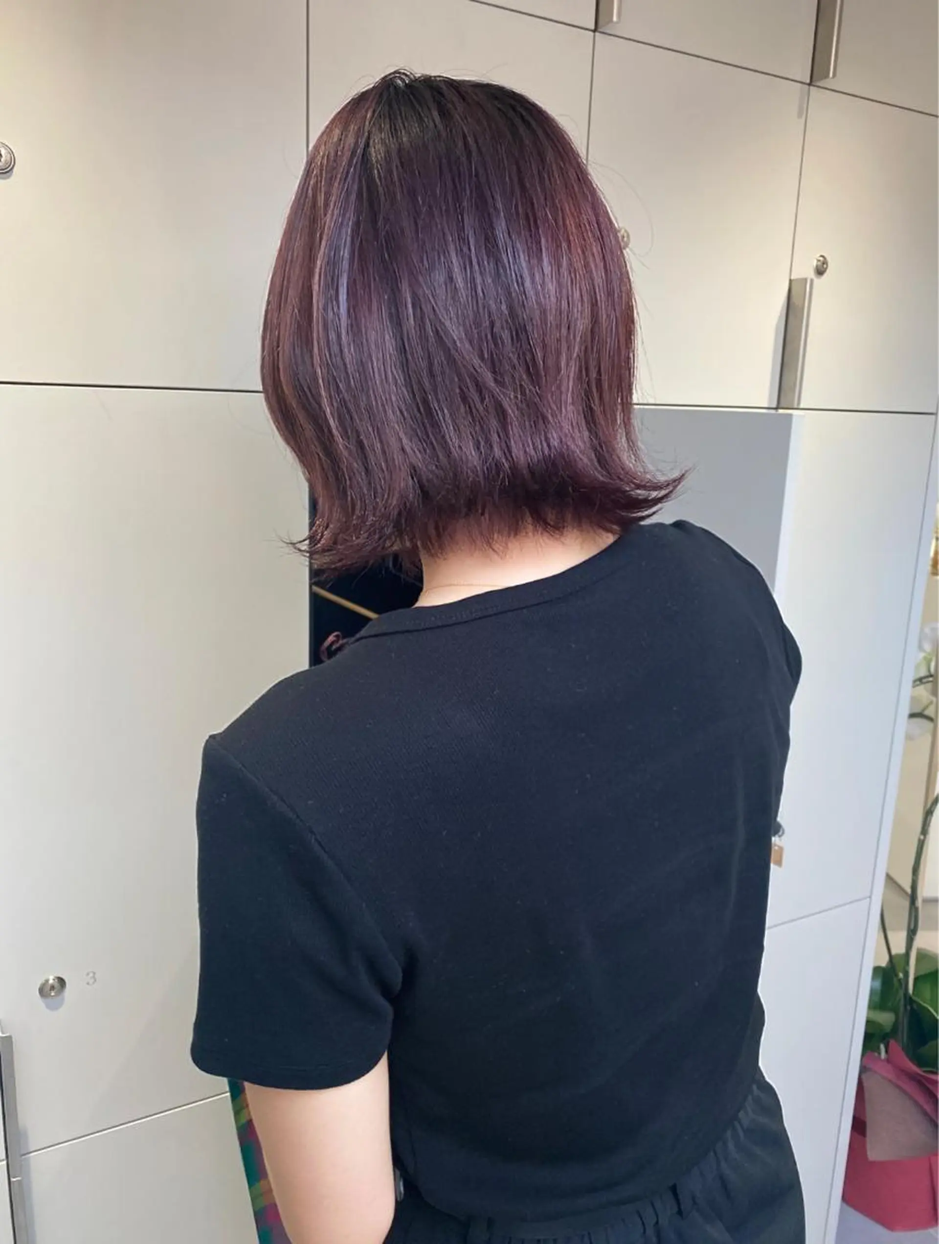 ショート カラー ヘアアレンジ ラベンダーカラー ピンクカラー ピンクラベンダー stylist/蛯谷 珠里のヘアスタイル