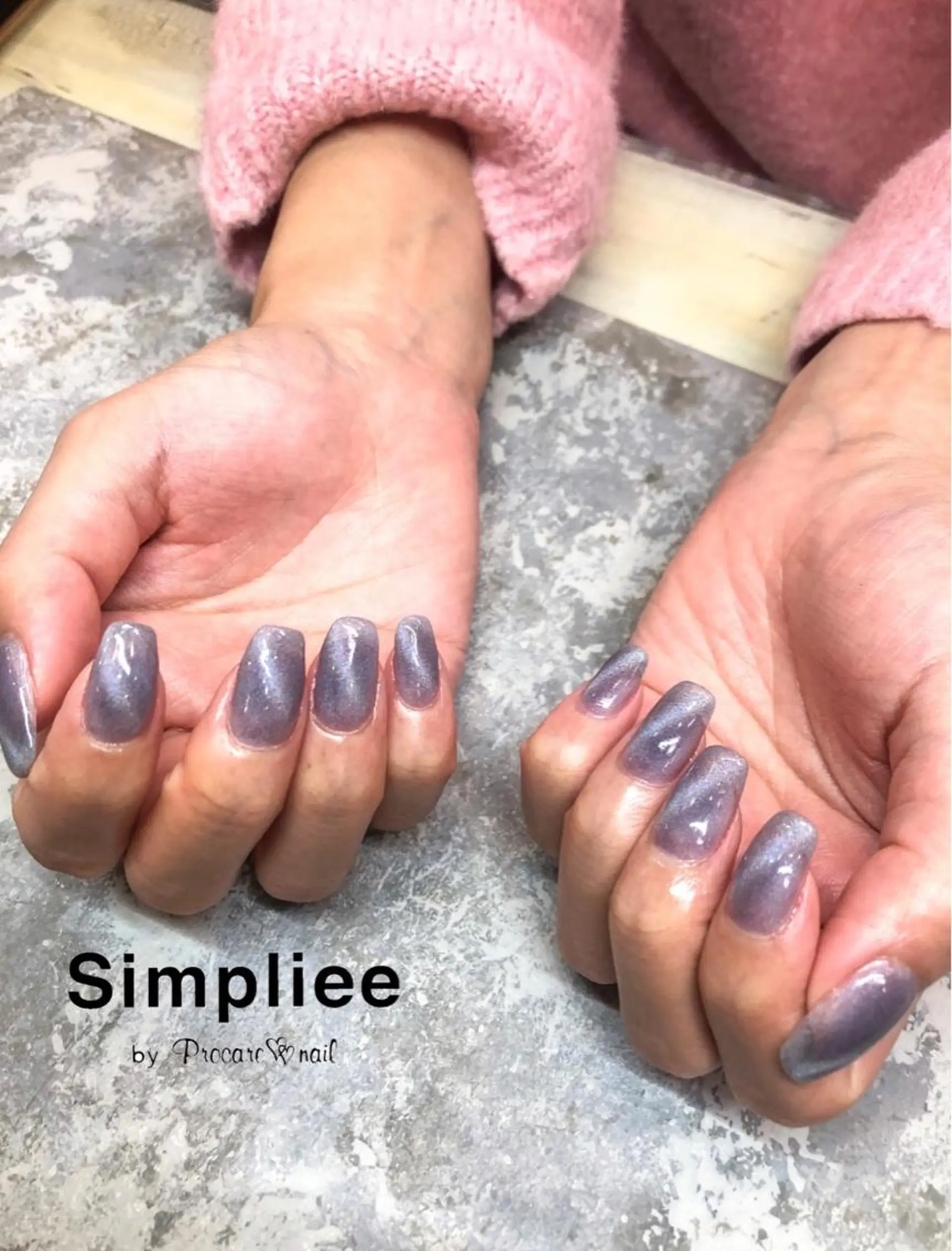 ネイル マグネットネイル Nail&Beaut yコルン 長坂のネイルデザイン