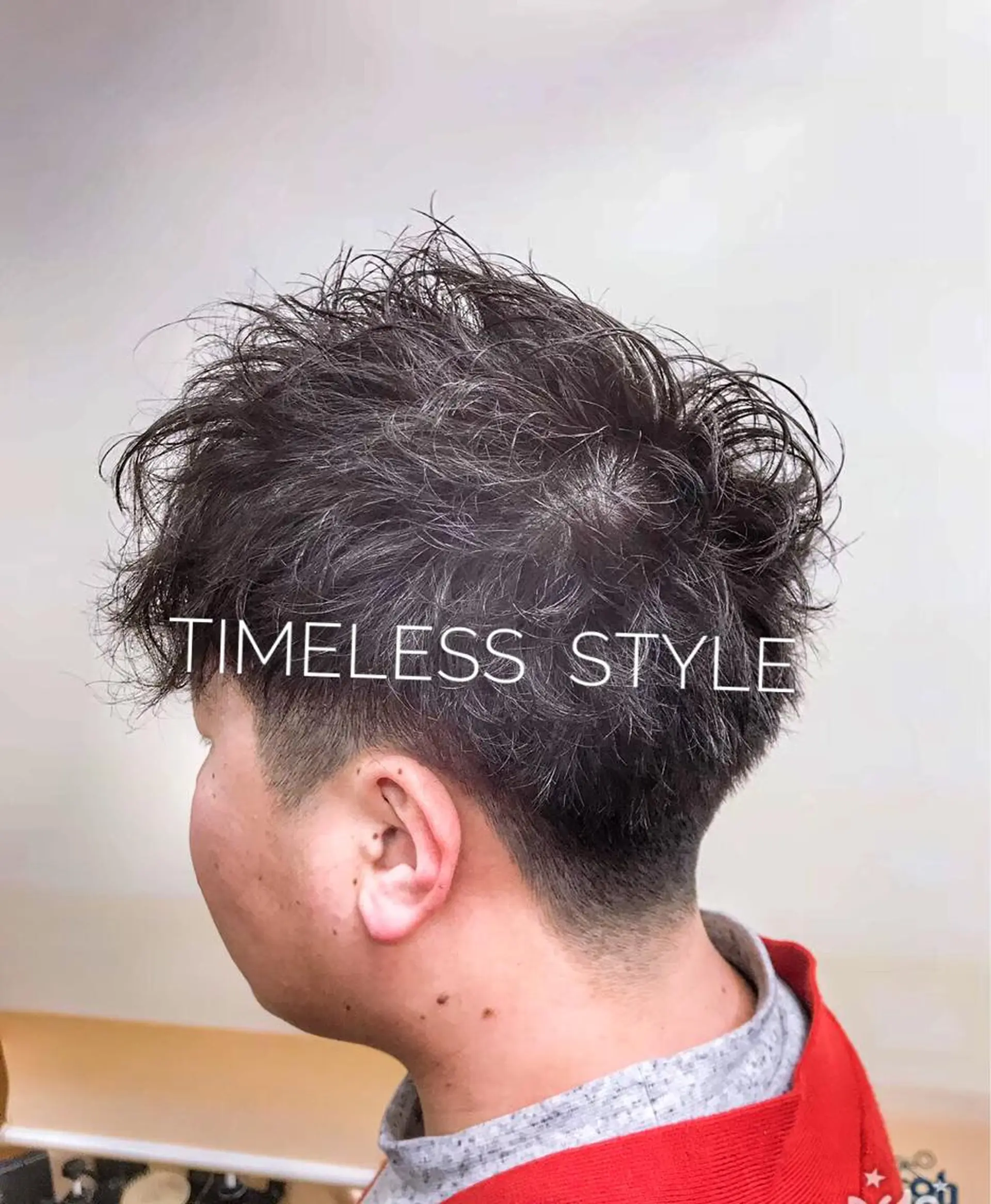 メンズ マッシュ Back  bone barberのヘアスタイル