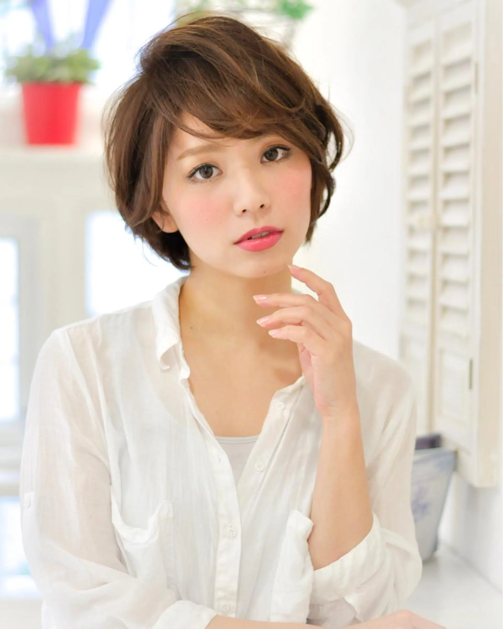 ショート カラー kiki所属・中田 敏明のヘアスタイル