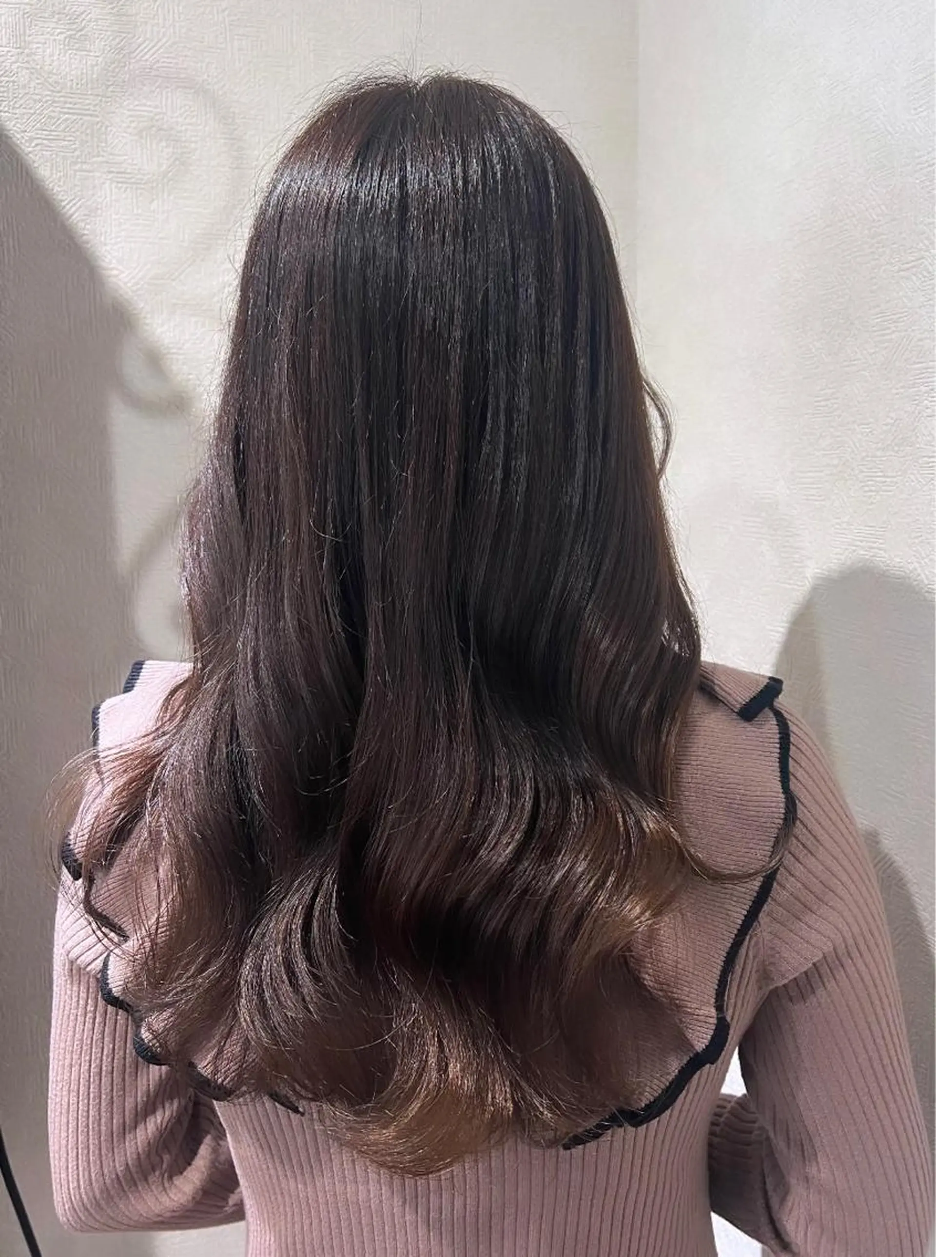 ロング カラー ベージュカラー ブラウンカラー ショコラグレージュ チョコレートブラウン ココアベージュ ヘアカラー トリートメント 韓国ヘア ♡tomimaのヘアスタイル