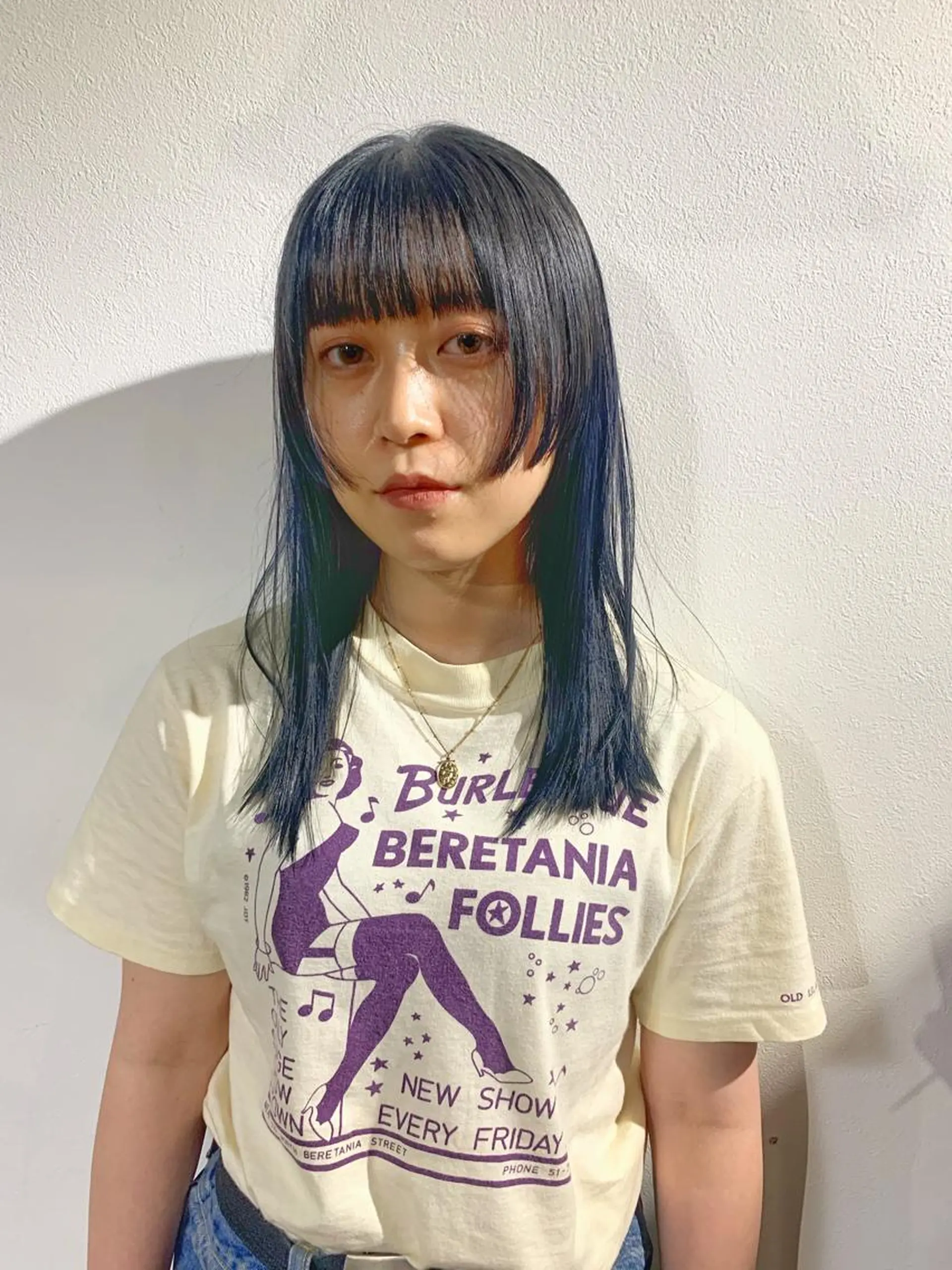 ミディアム 姫カット カット ヘアカラー ハイトーンNo.1✨ パーマ✨イマイタツヤのヘアスタイル