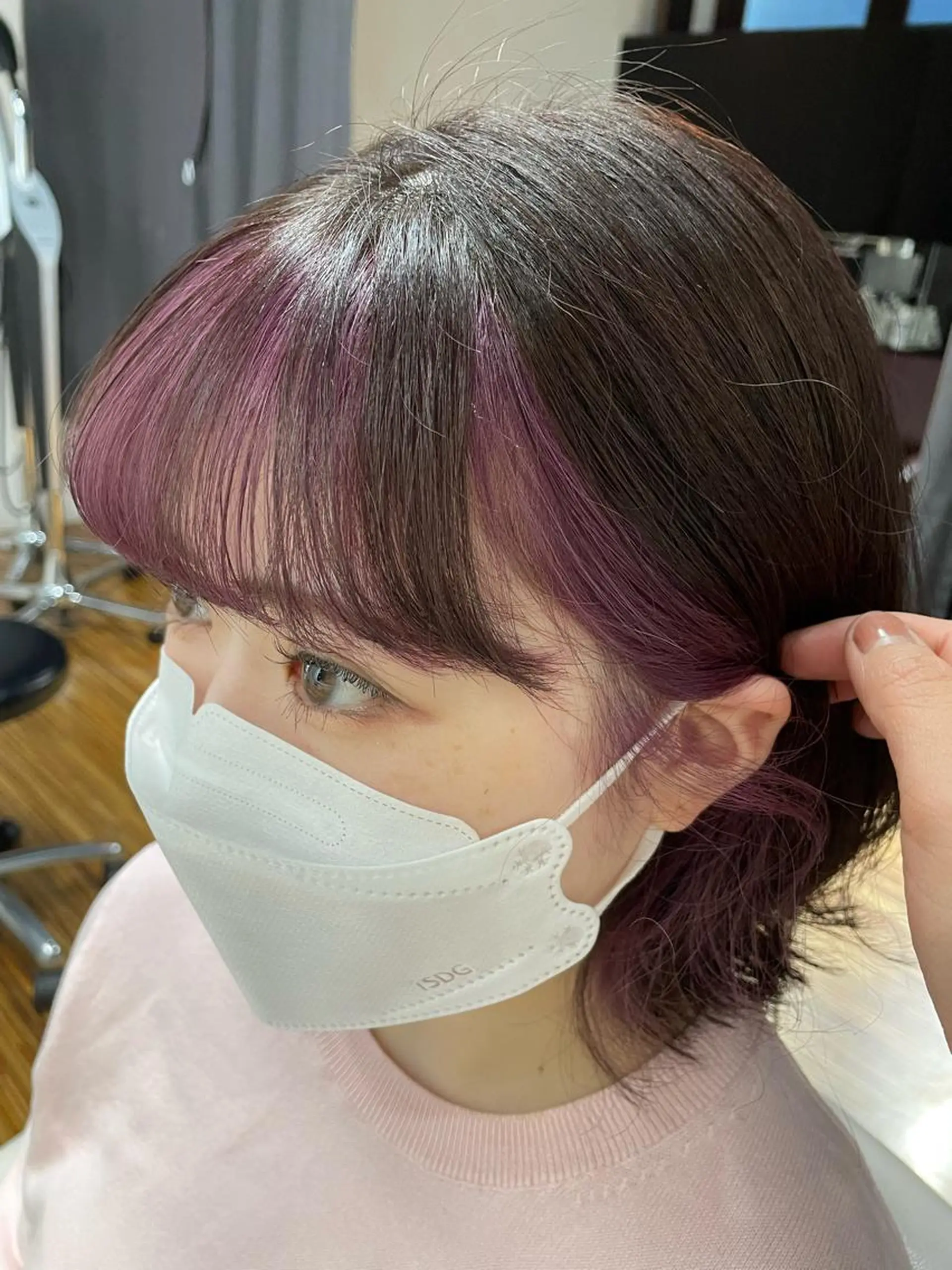 ミディアム 松村 あづみのヘアスタイル